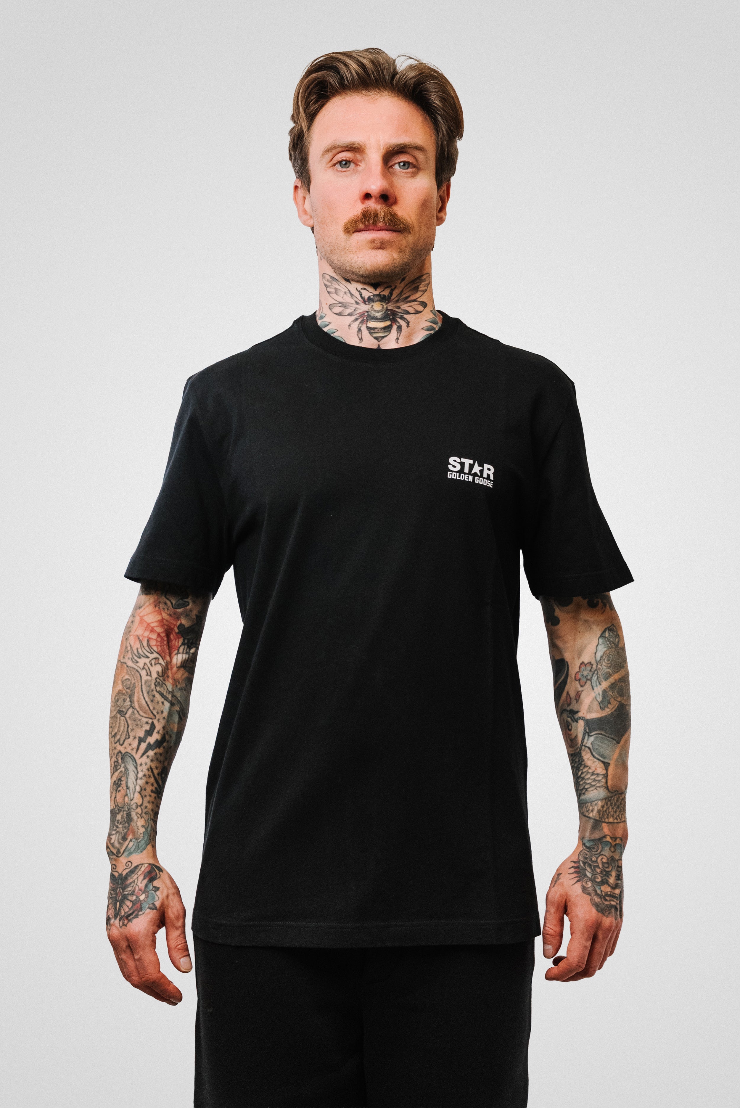 GOLDEN GOOSE TEE STAR BLACK