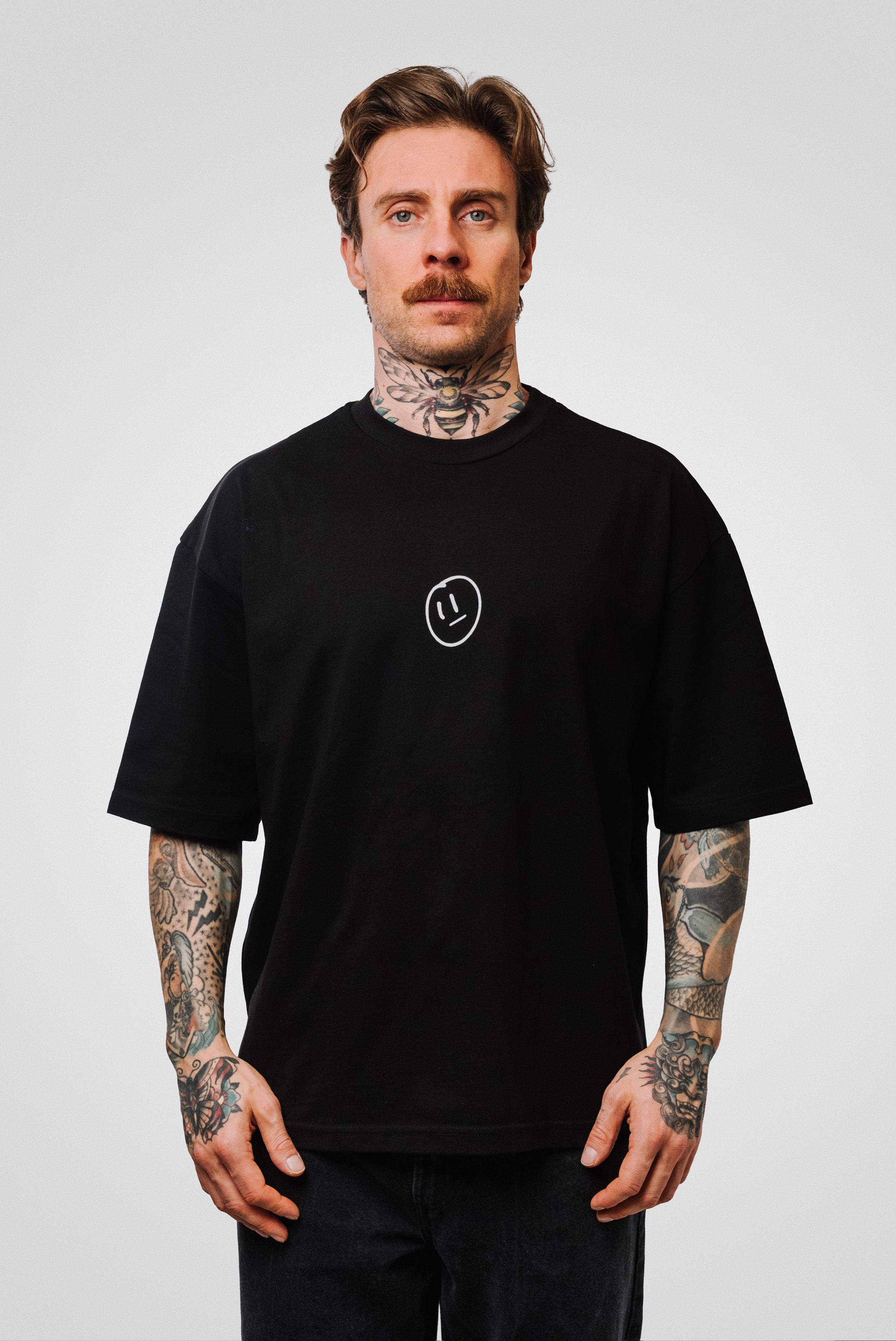 GET NERVOUS TEE BLACK - Pogo Brand
