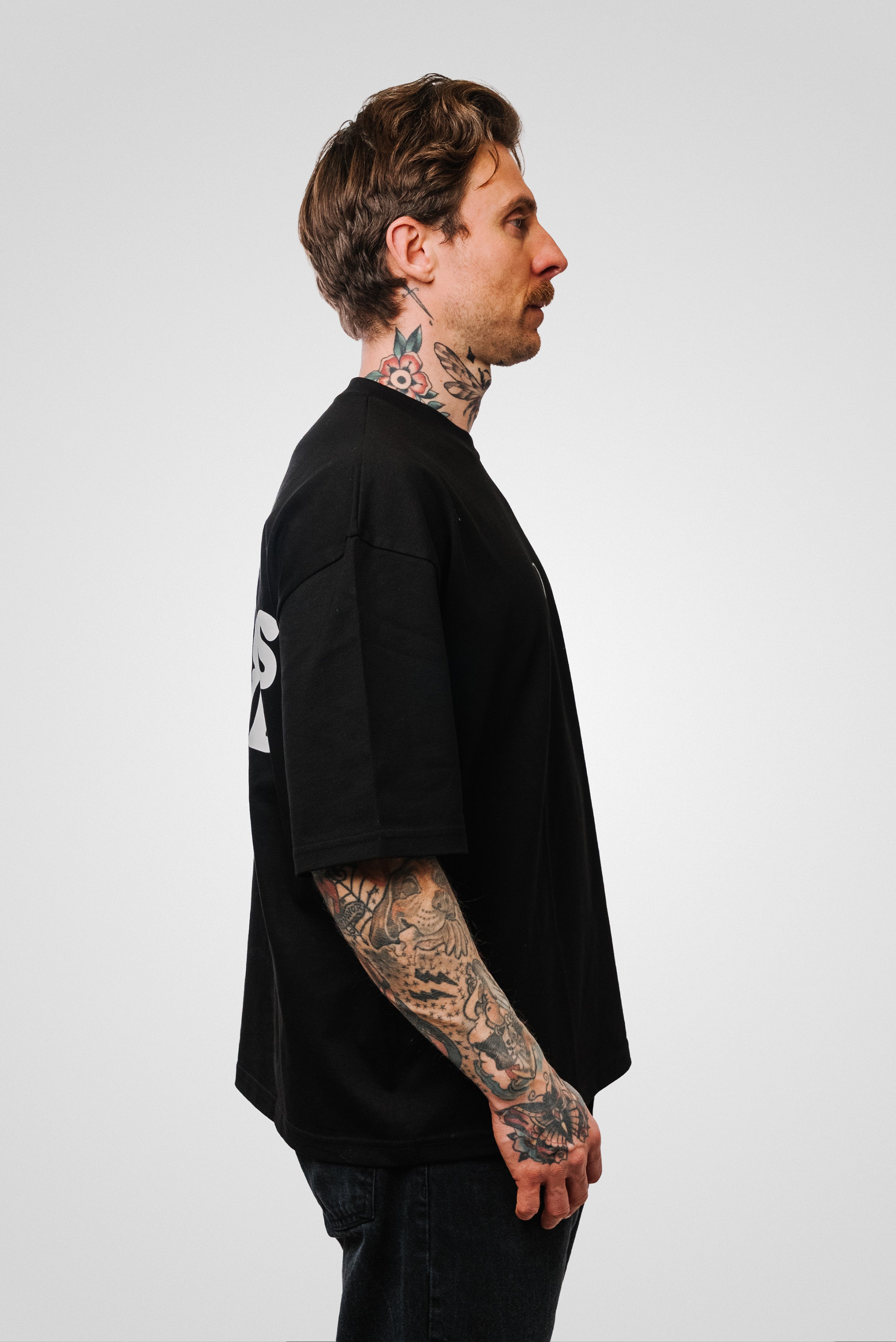 GET NERVOUS TEE BLACK - Pogo Brand