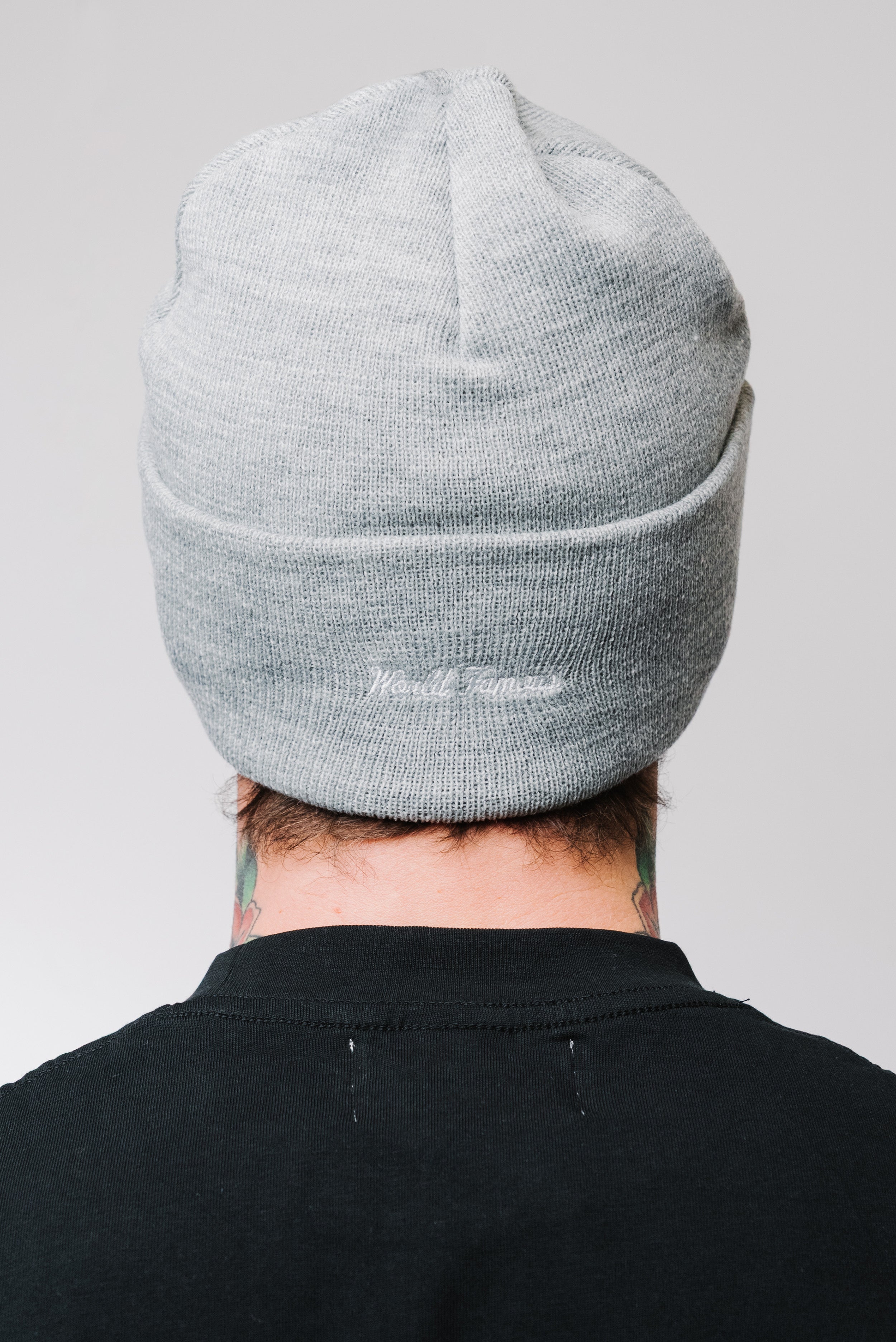 SUPREME BOX LOGO BEANIE FW25 GREY