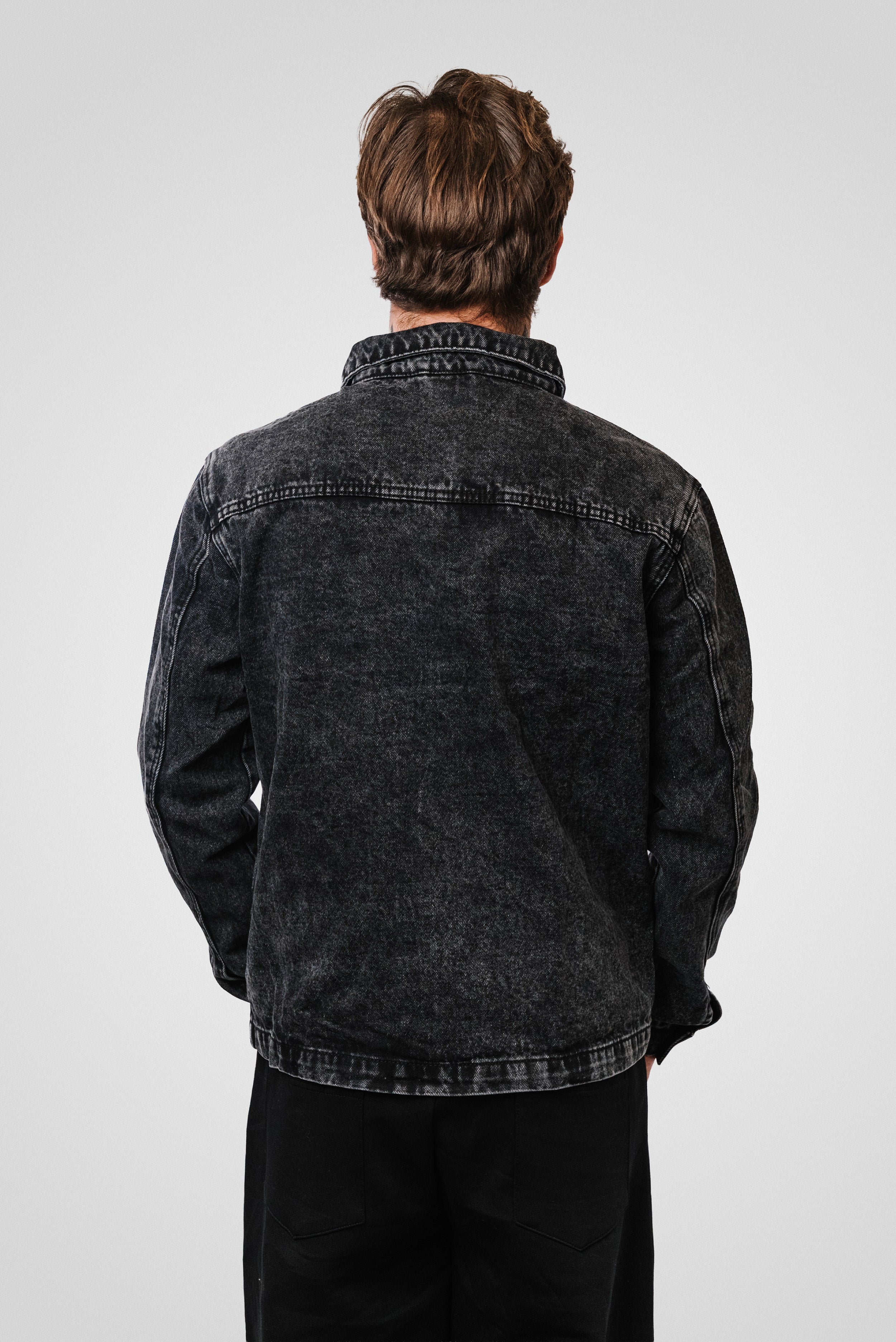 SPARCKLY BLACK DENIM JACKET - Replacement Brand
