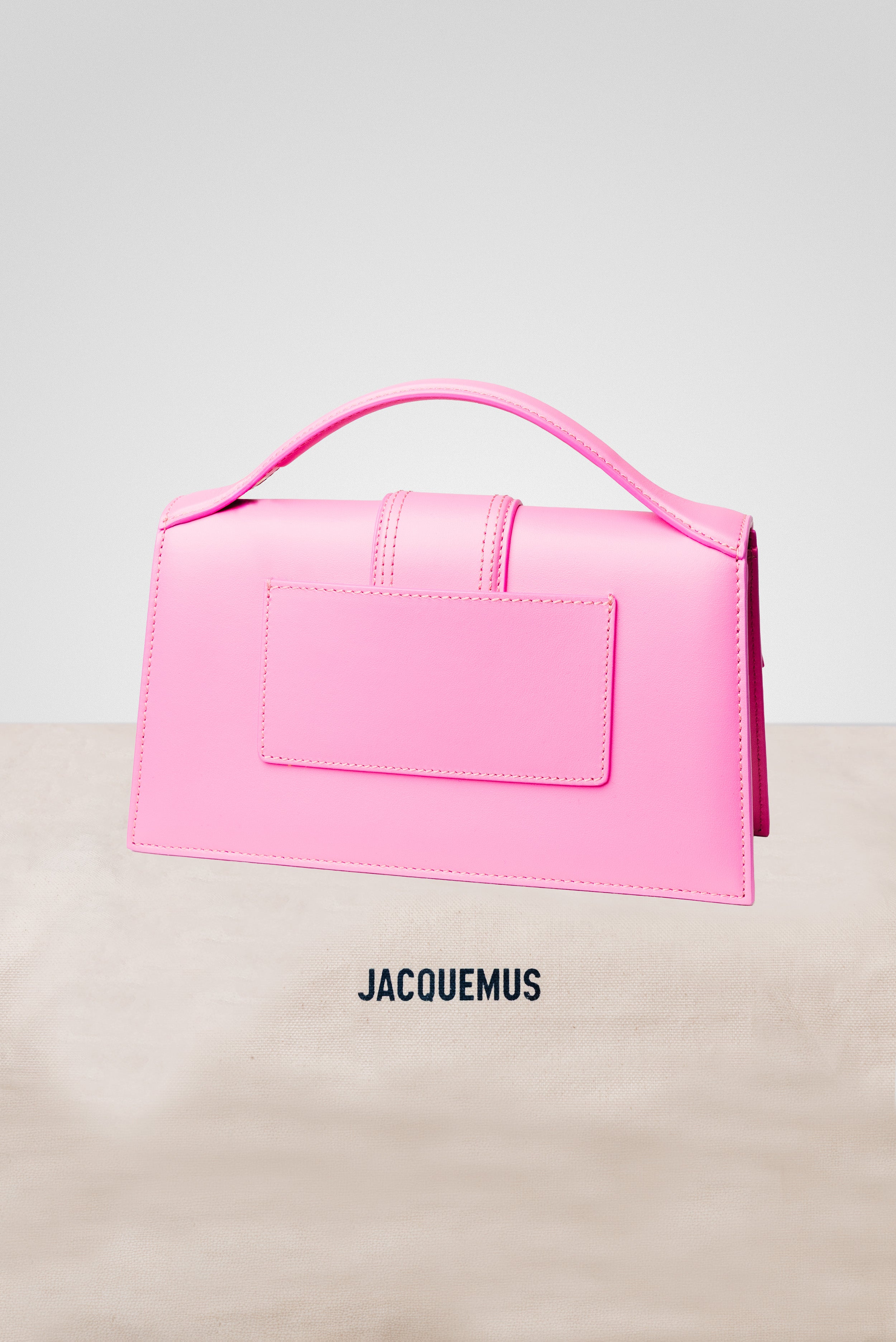 JACQUEMUS LE GRAND BAMBINO CROSSBODY FLAP BAG PINK