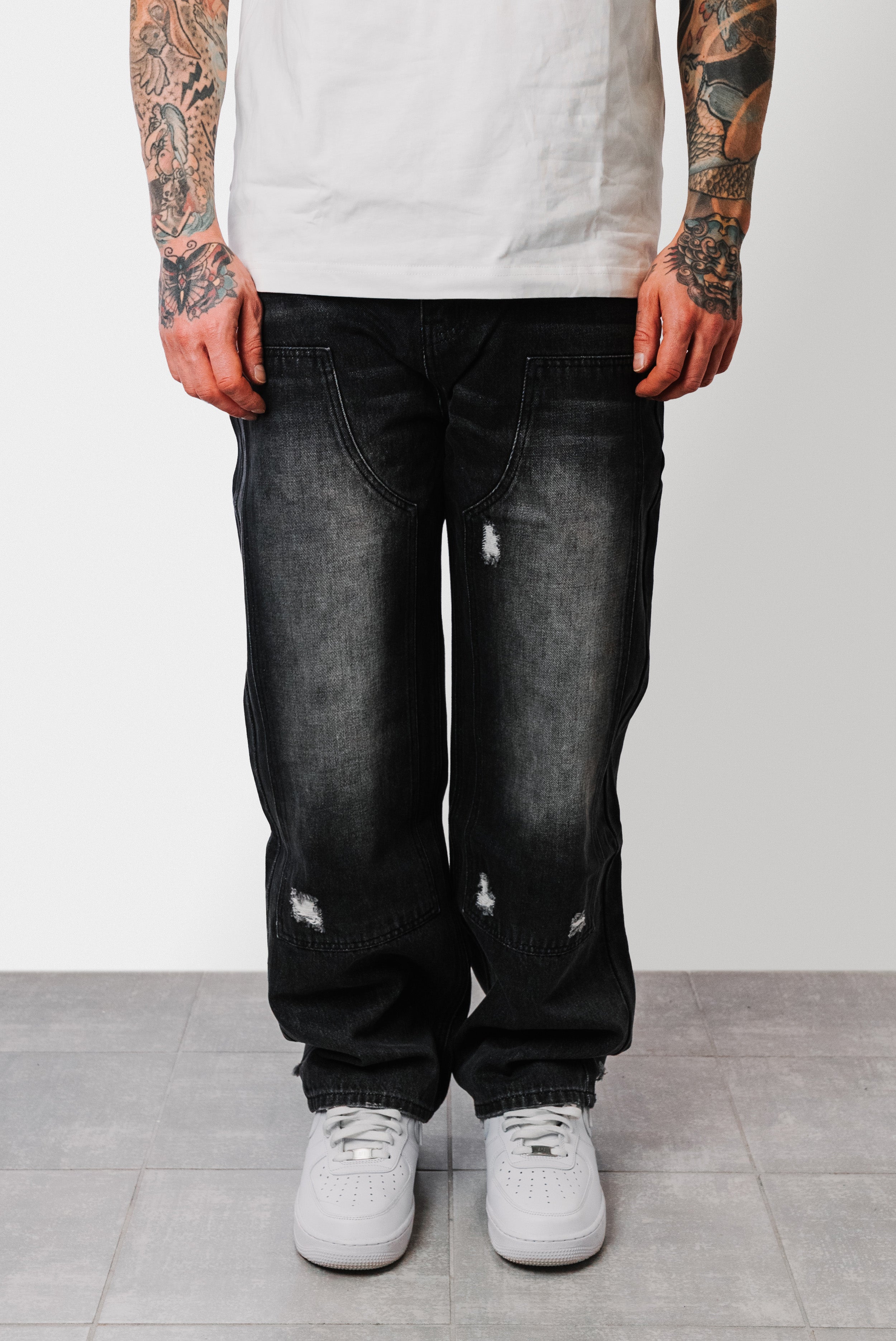 THE PERFECT JEANS BAGGY BLACK  - TheDoubleE