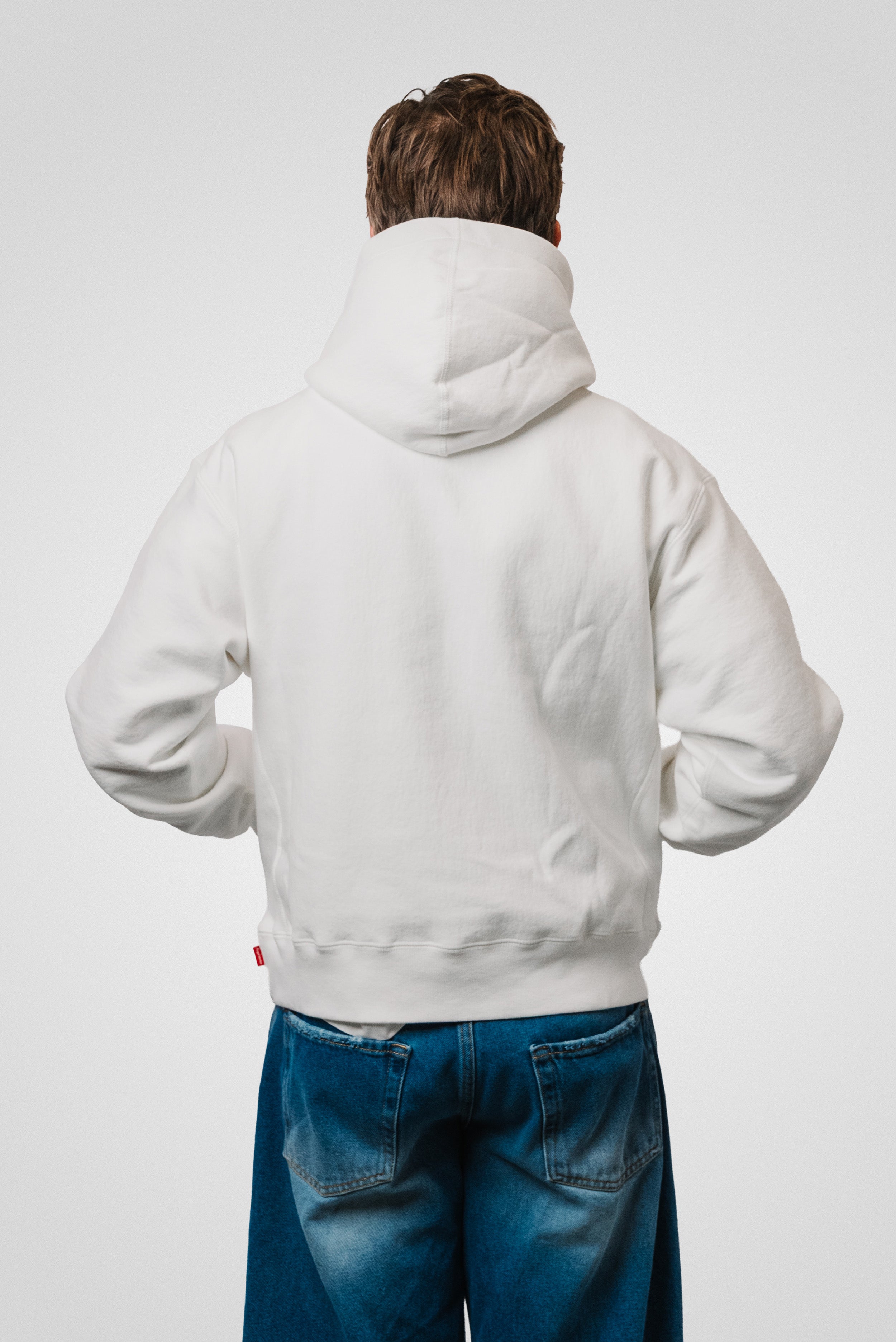 SUPREME BOX LOGO HOODIE FW25 WHITE PINK