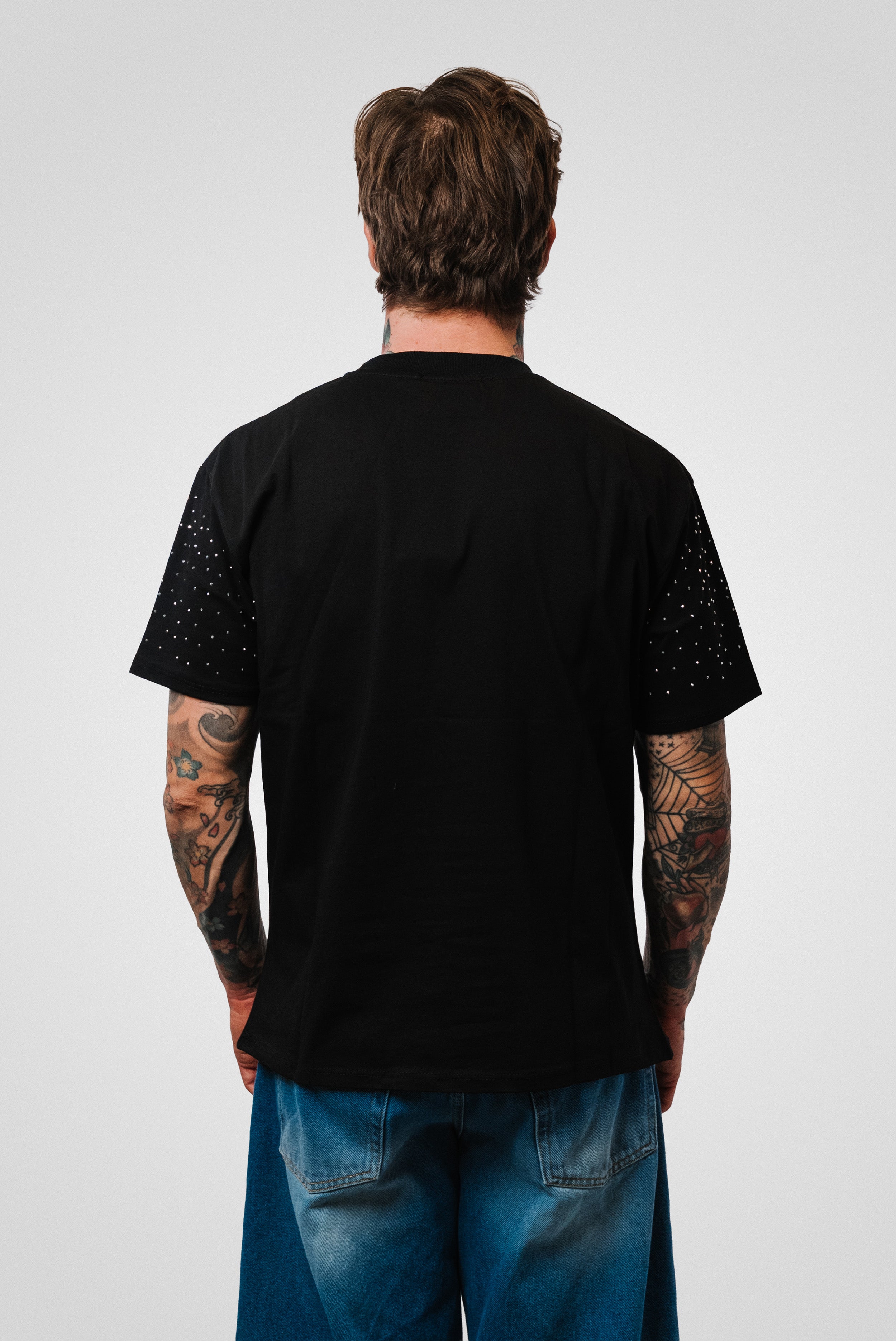 GLITTER TEE BLACK - Replacement Brand