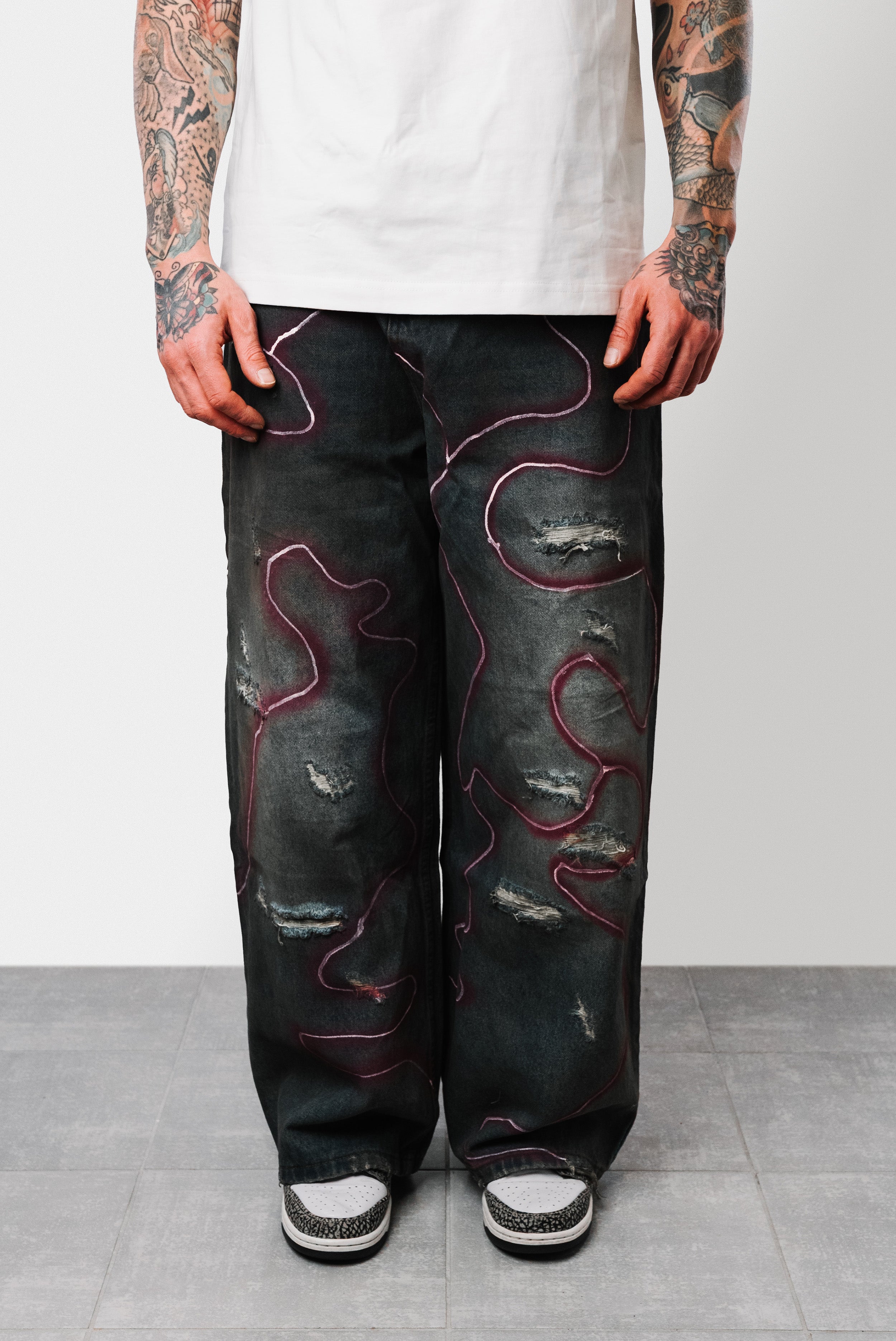 PINK LINES DENIM  - Shoebuya Design