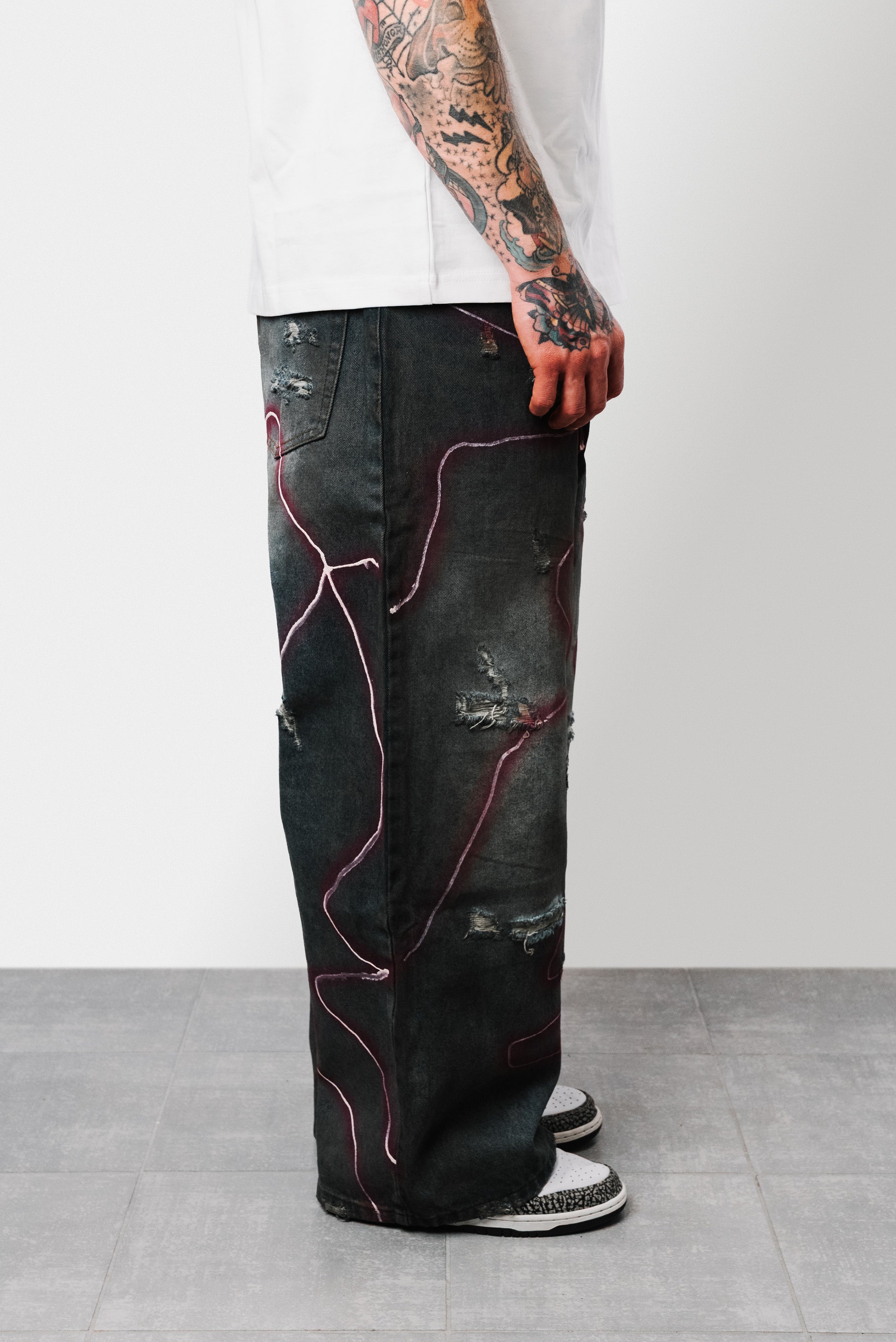 PINK LINES DENIM  - Shoebuya Design