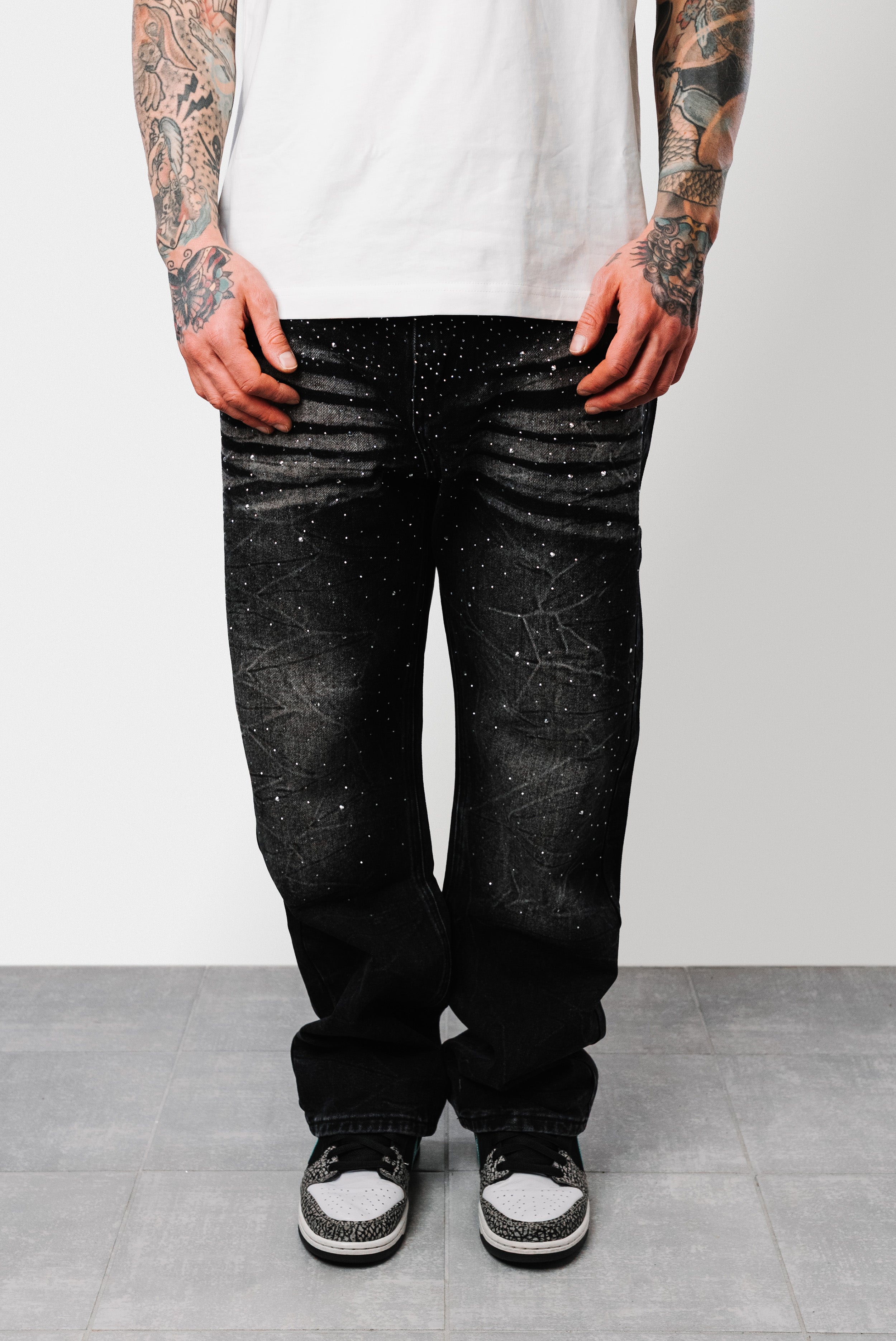 SPARCKLY ZEBRA DENIM - Shoebuya Design