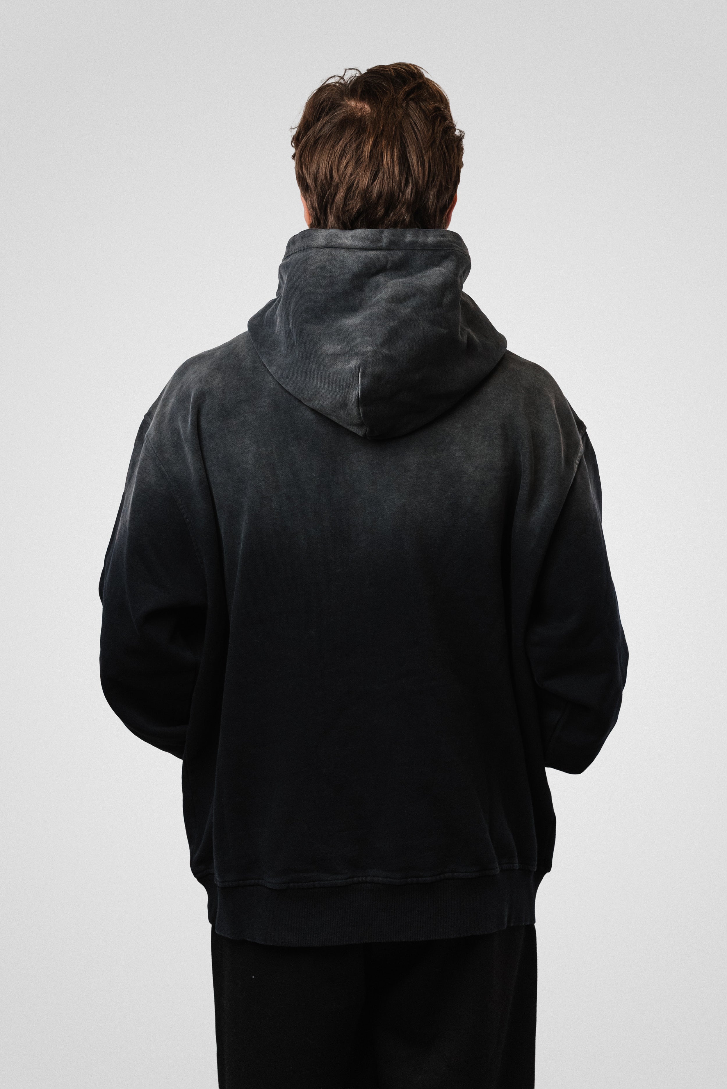 HOODIE SPRAY BLACK - Shoebuya Design