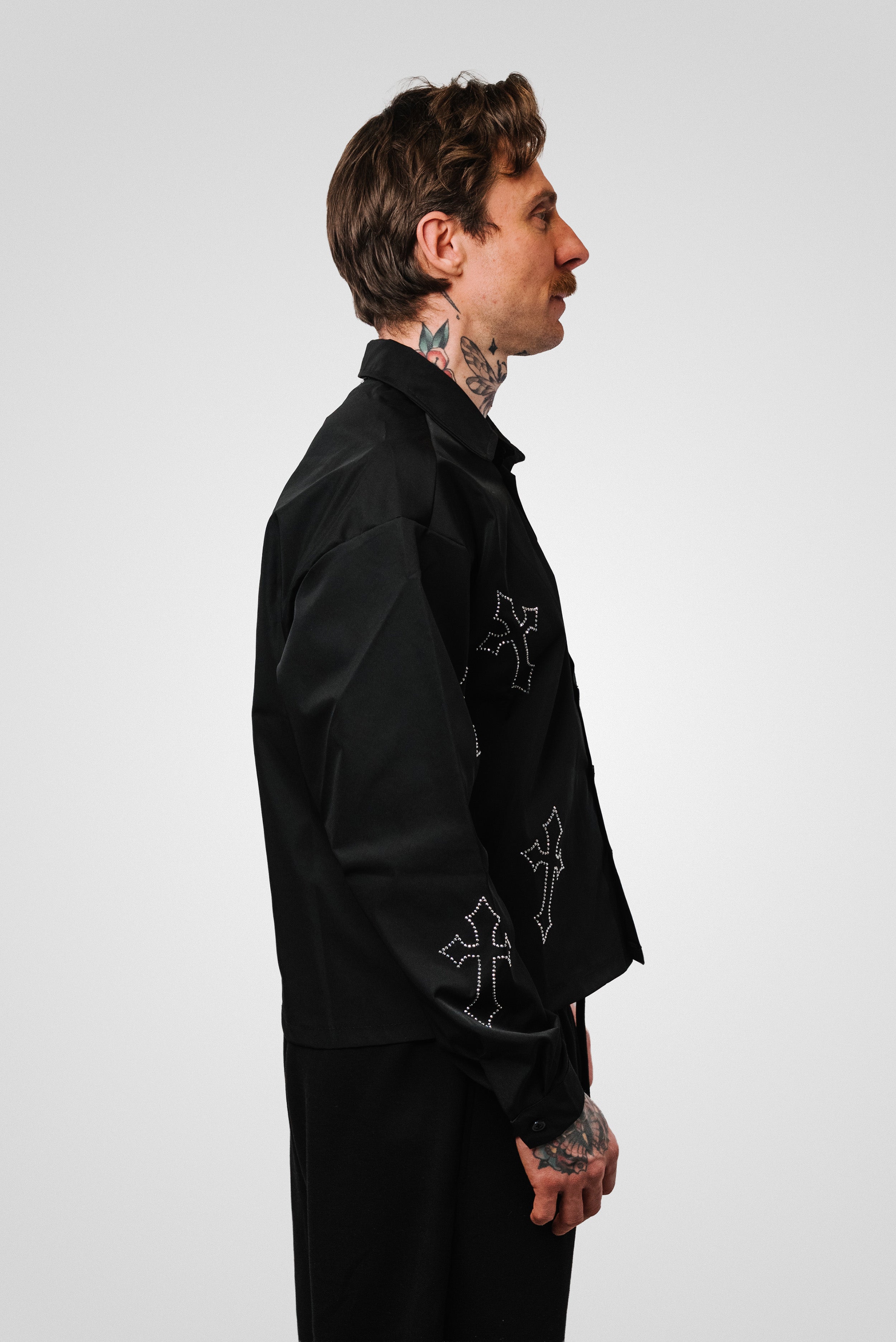 CROSS SS BLACK SHIRT - Replacement Brand