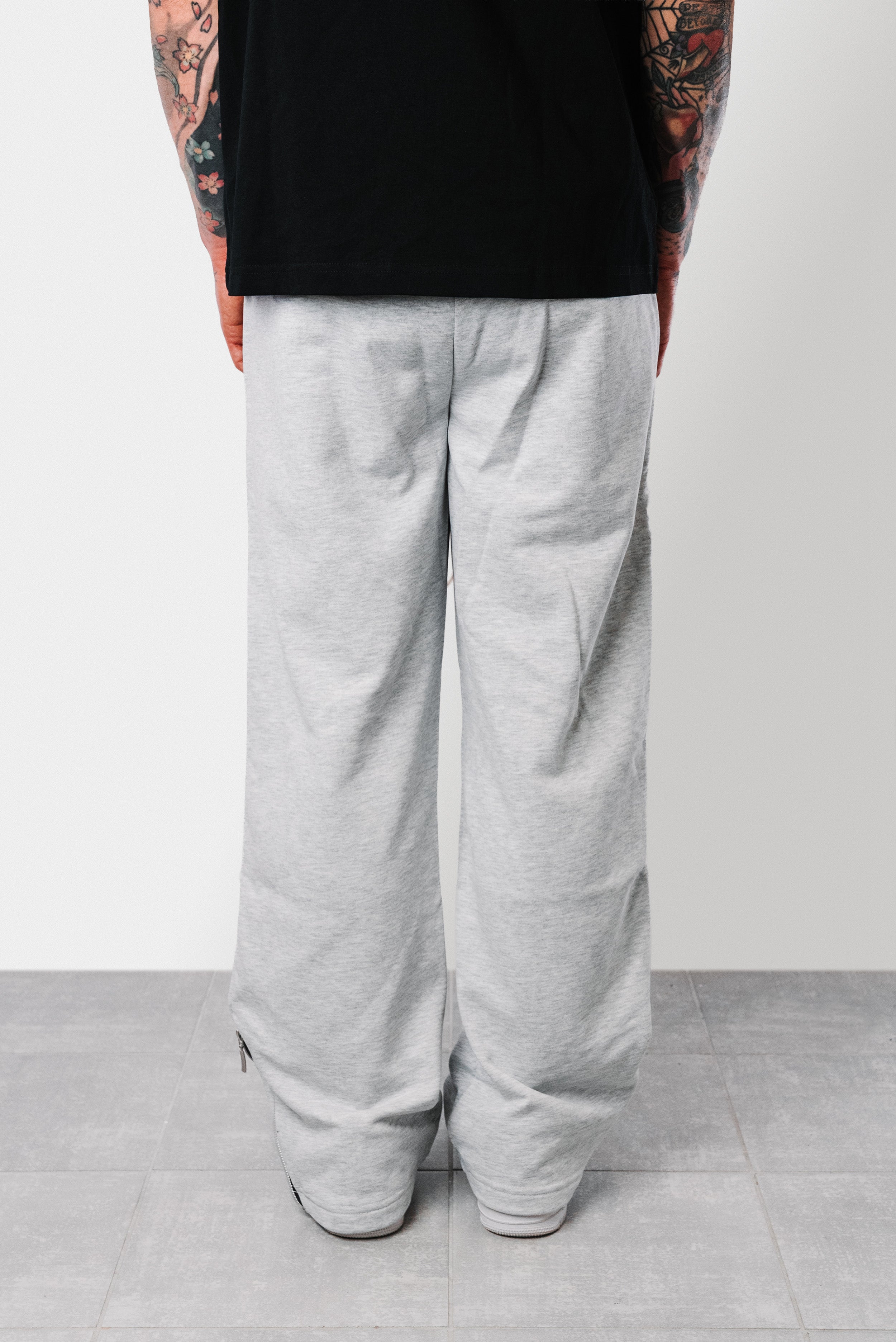 ZIP SUMMER TRACKSUIT LIGHT GREY PANTS - Replacement Brand