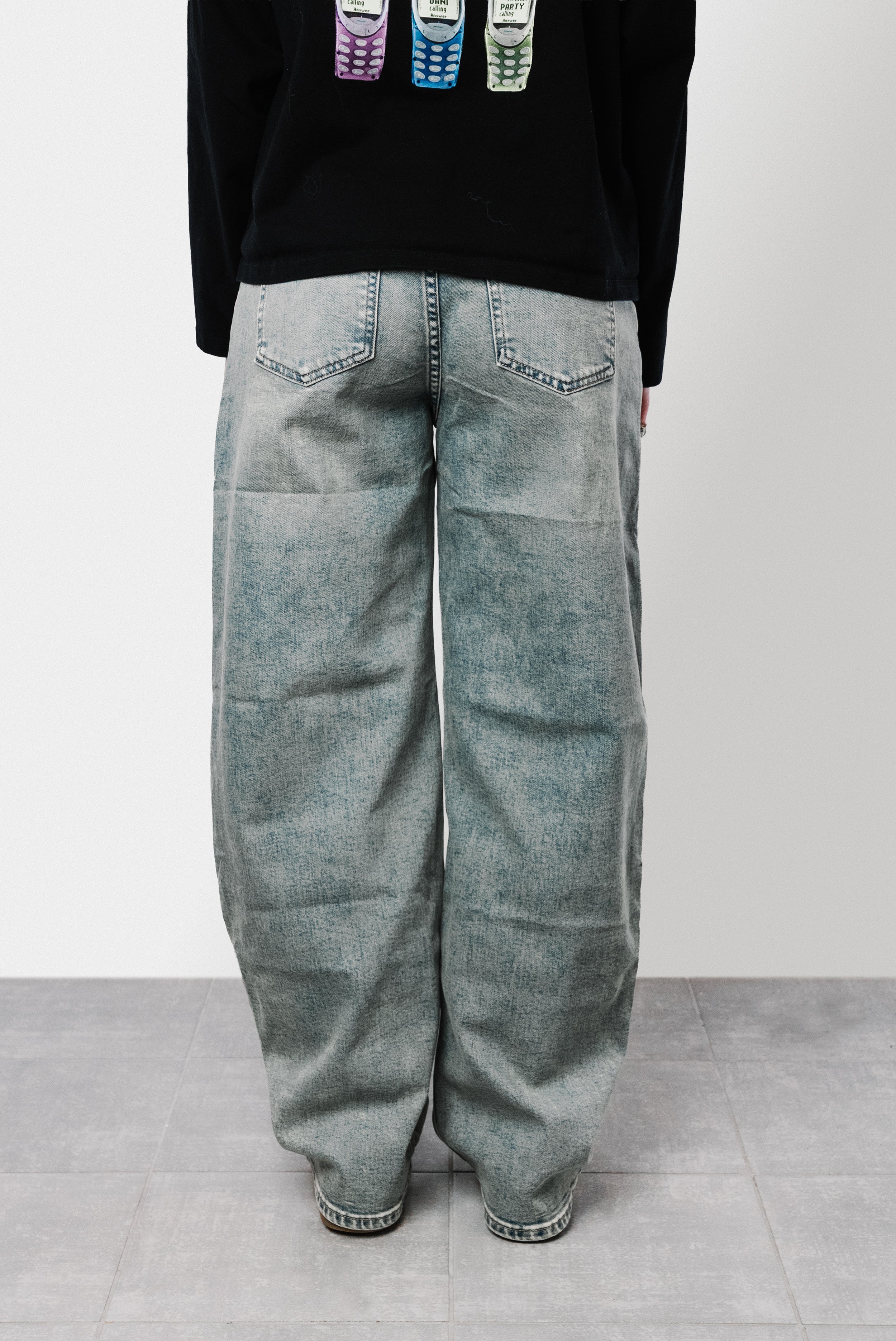 DOUBLE LAYER WOMEN BAGGY JEANS - Shoebuya Design