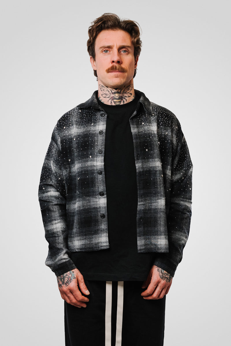 SPARCKLY STRIPED BLACK SHIRT - Replacement Brand