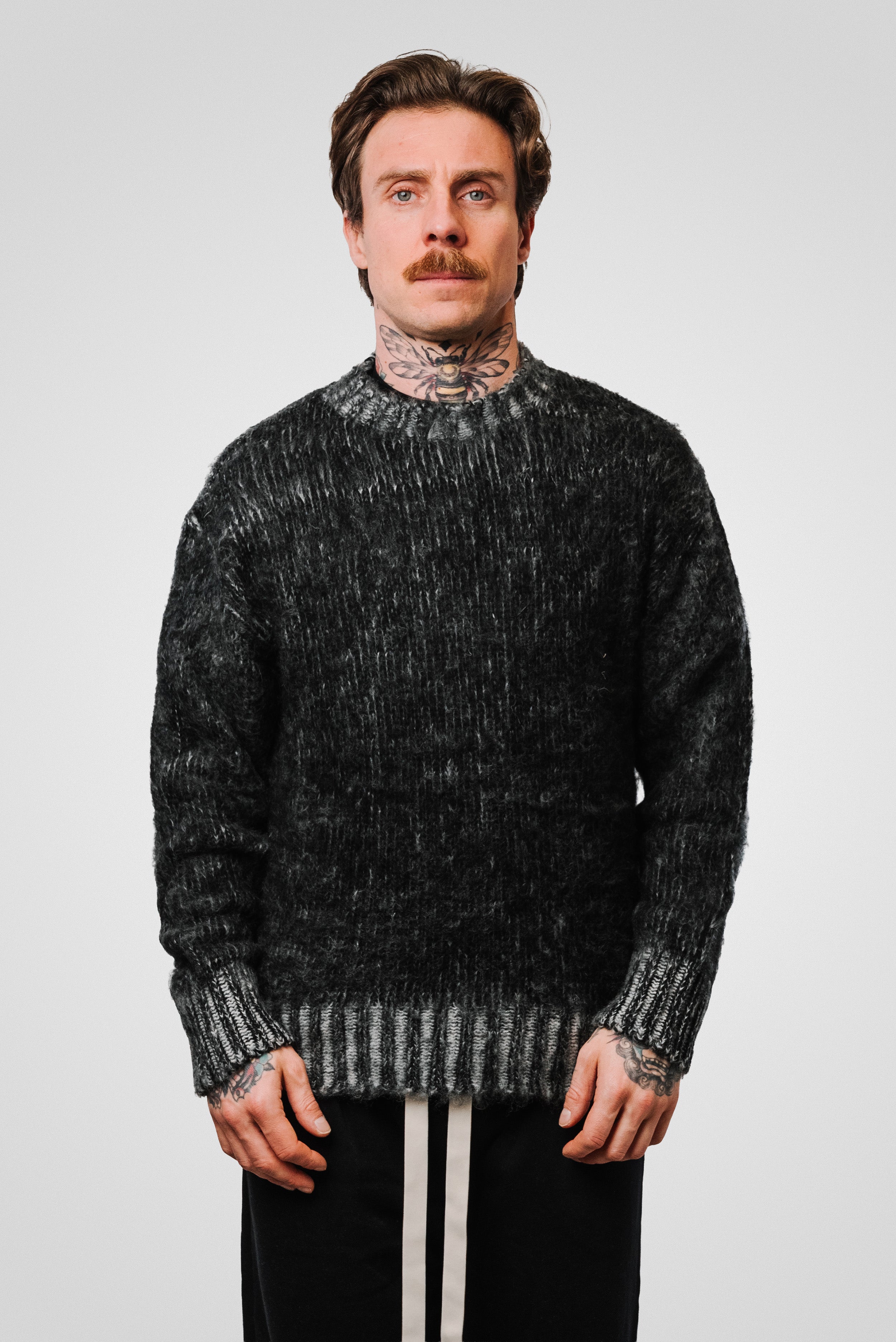 CORTINA BLACK/GREY SWEATER - Replacement Brand