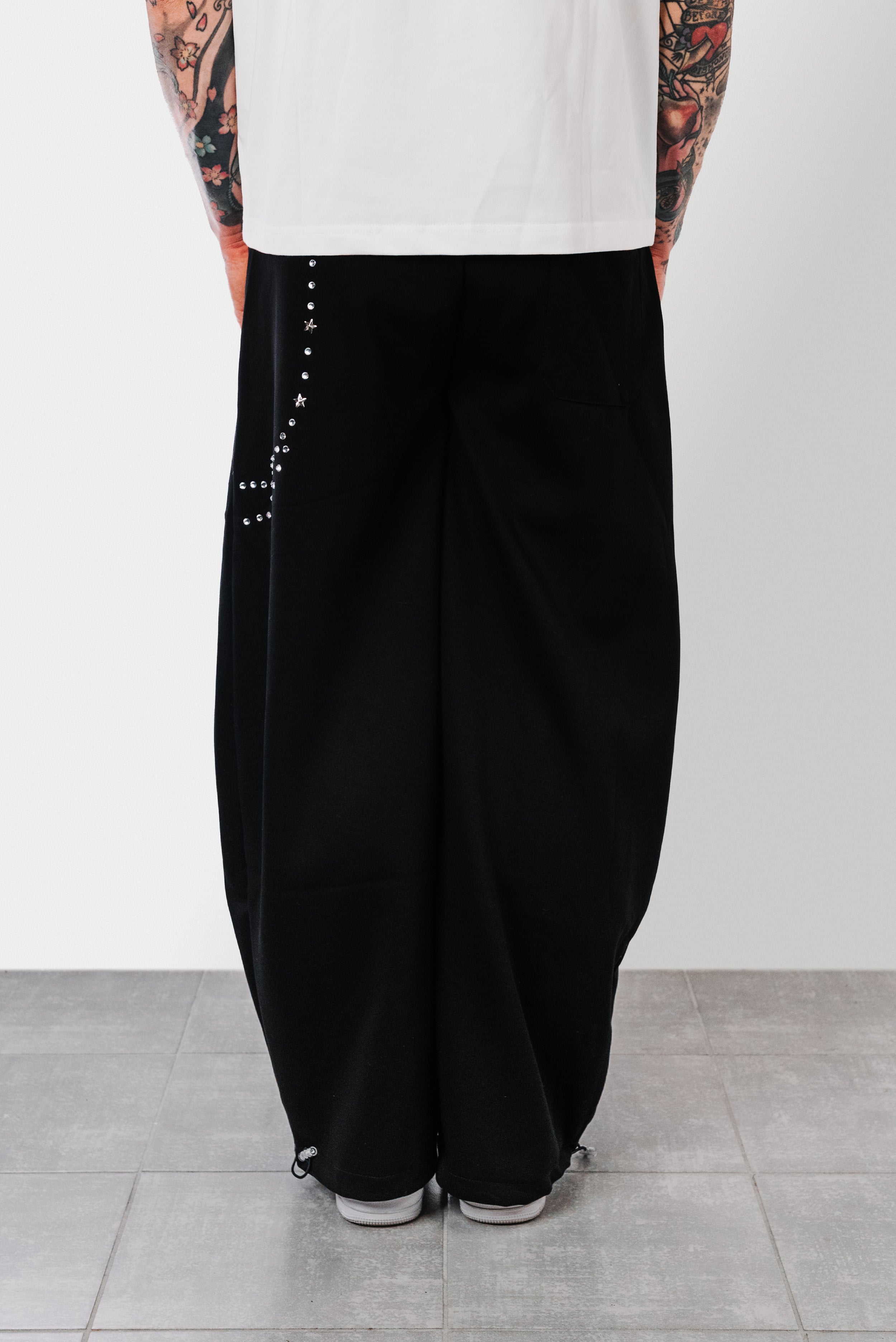 STARGLITTER TRACKPANTS BLACK - Shoebuya Design