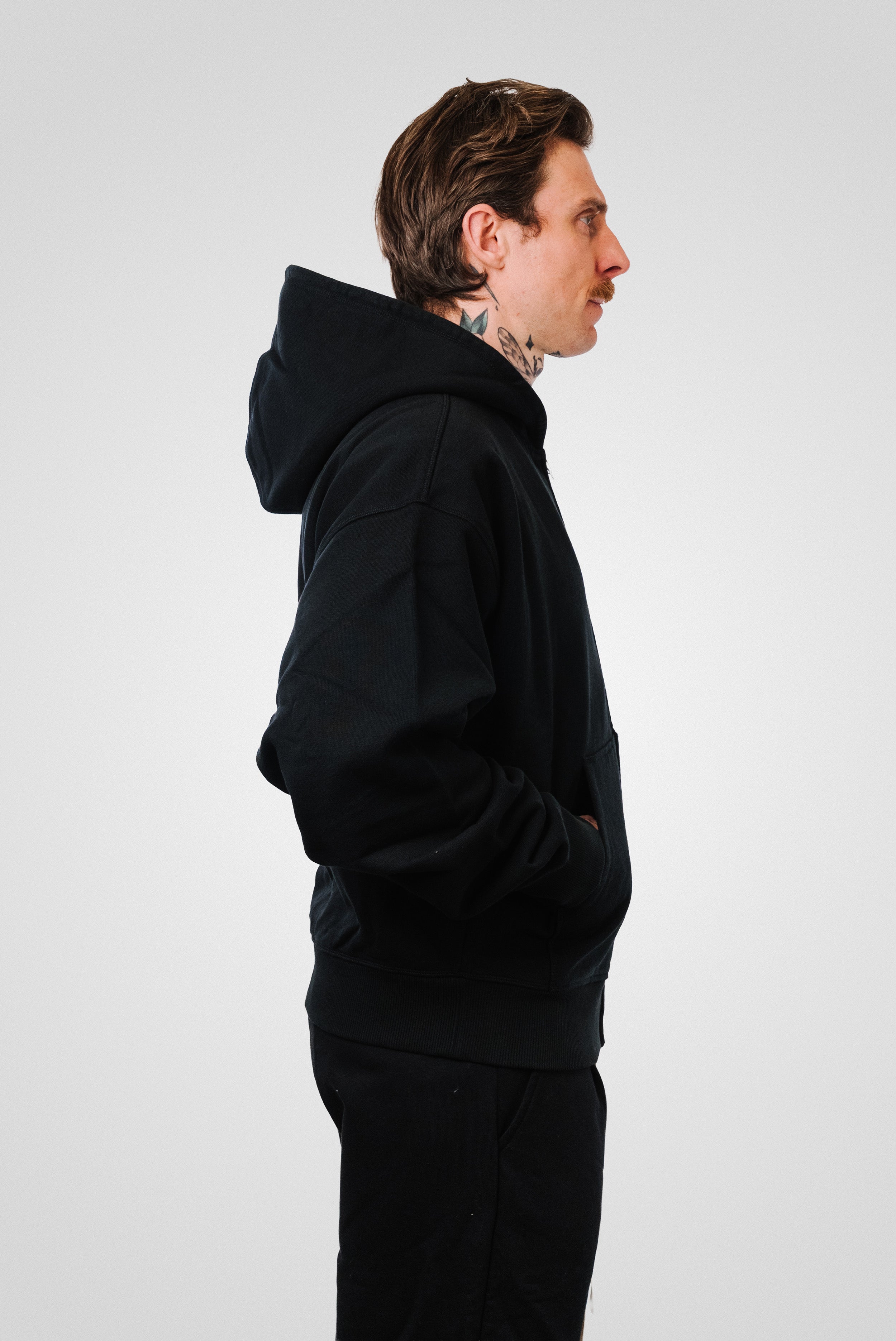 CORTEIZ MINI ISLAND ZIP HOODIE BLACK