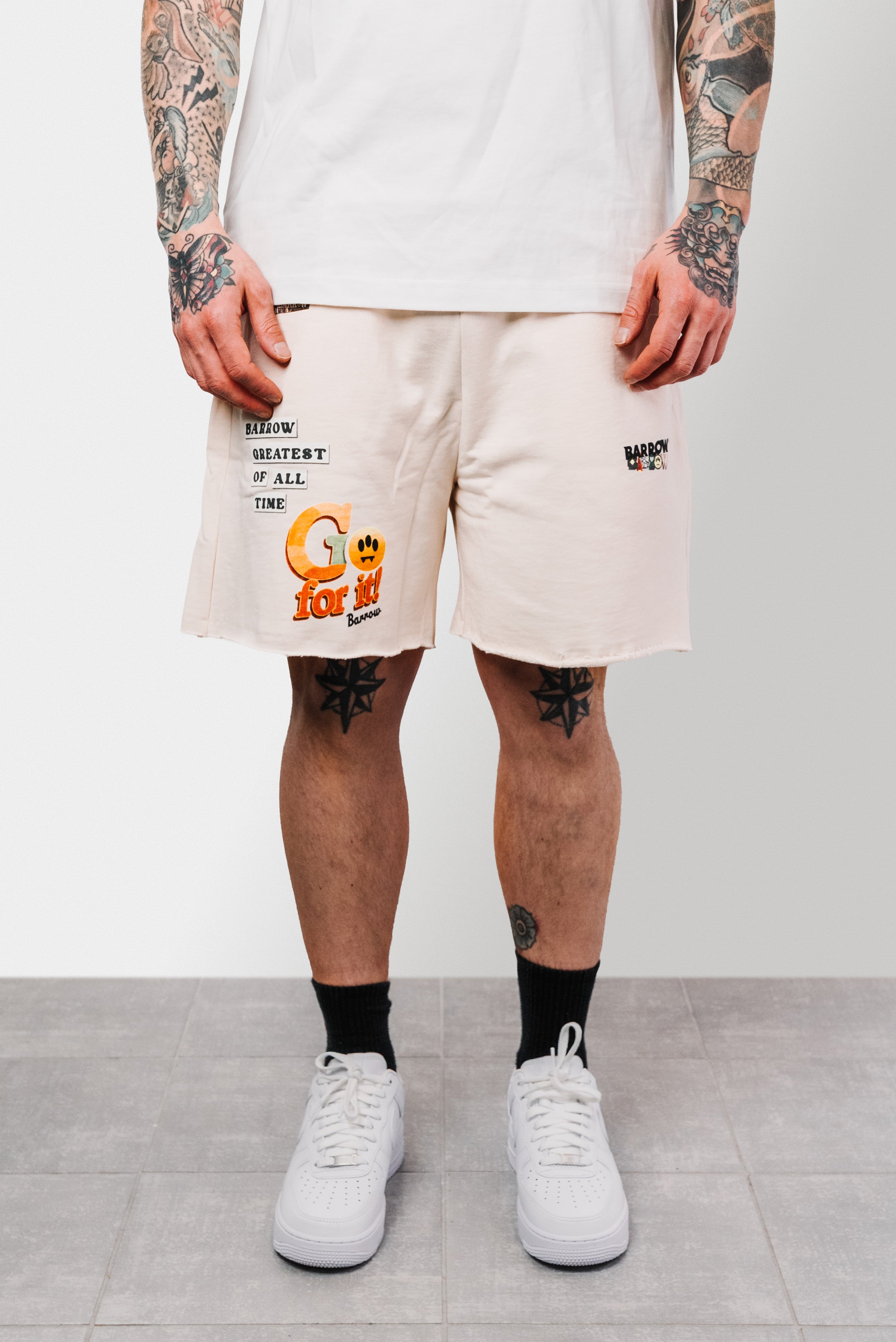 PRINT SAND SWEATSHORT UNISEX - Barrow