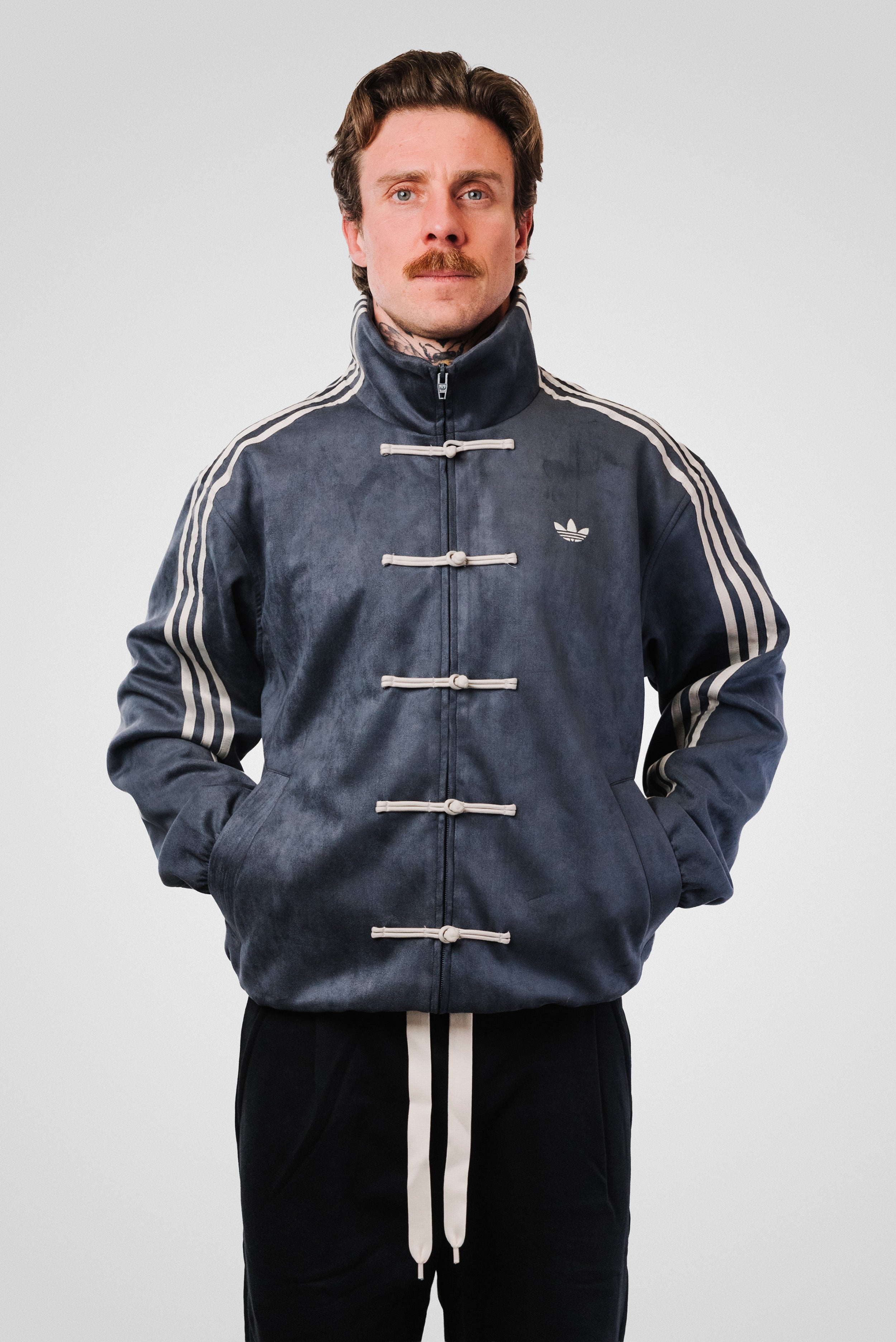 ADIDAS JACKET CCT CHINESE TRACK TOP 3.1 DARK GREY (ASIA SIZING)