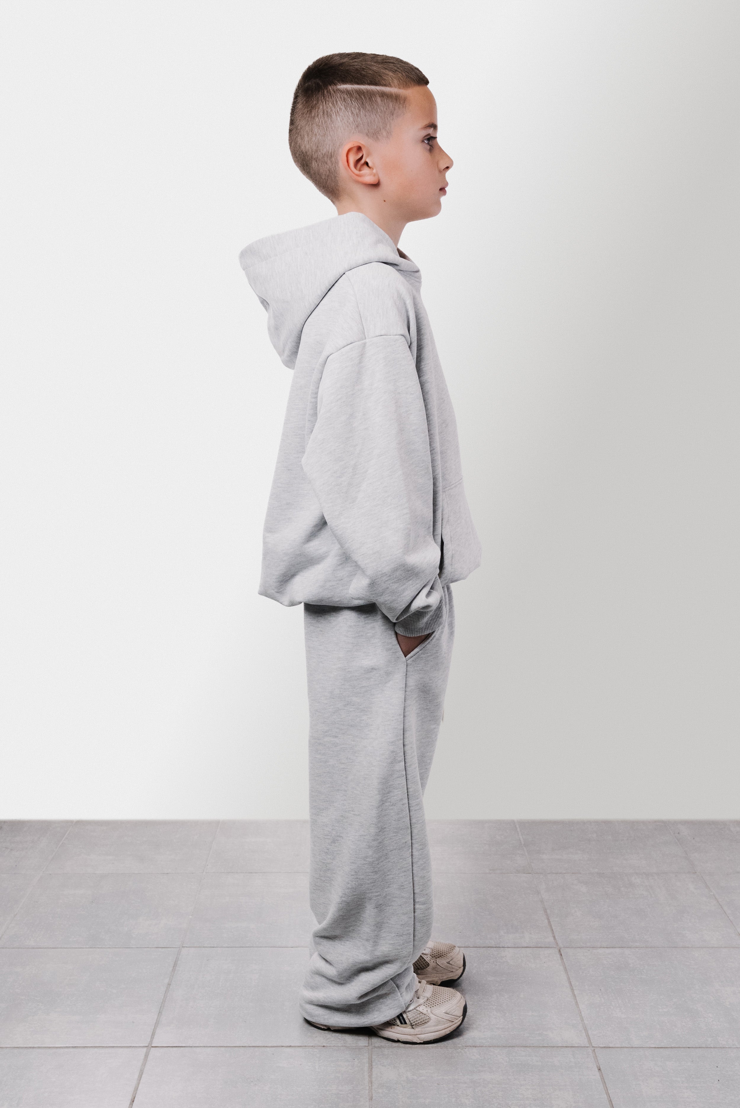 LIGHT GREY SUMMER TRACKSUIT  BABY - Replacement Brand
