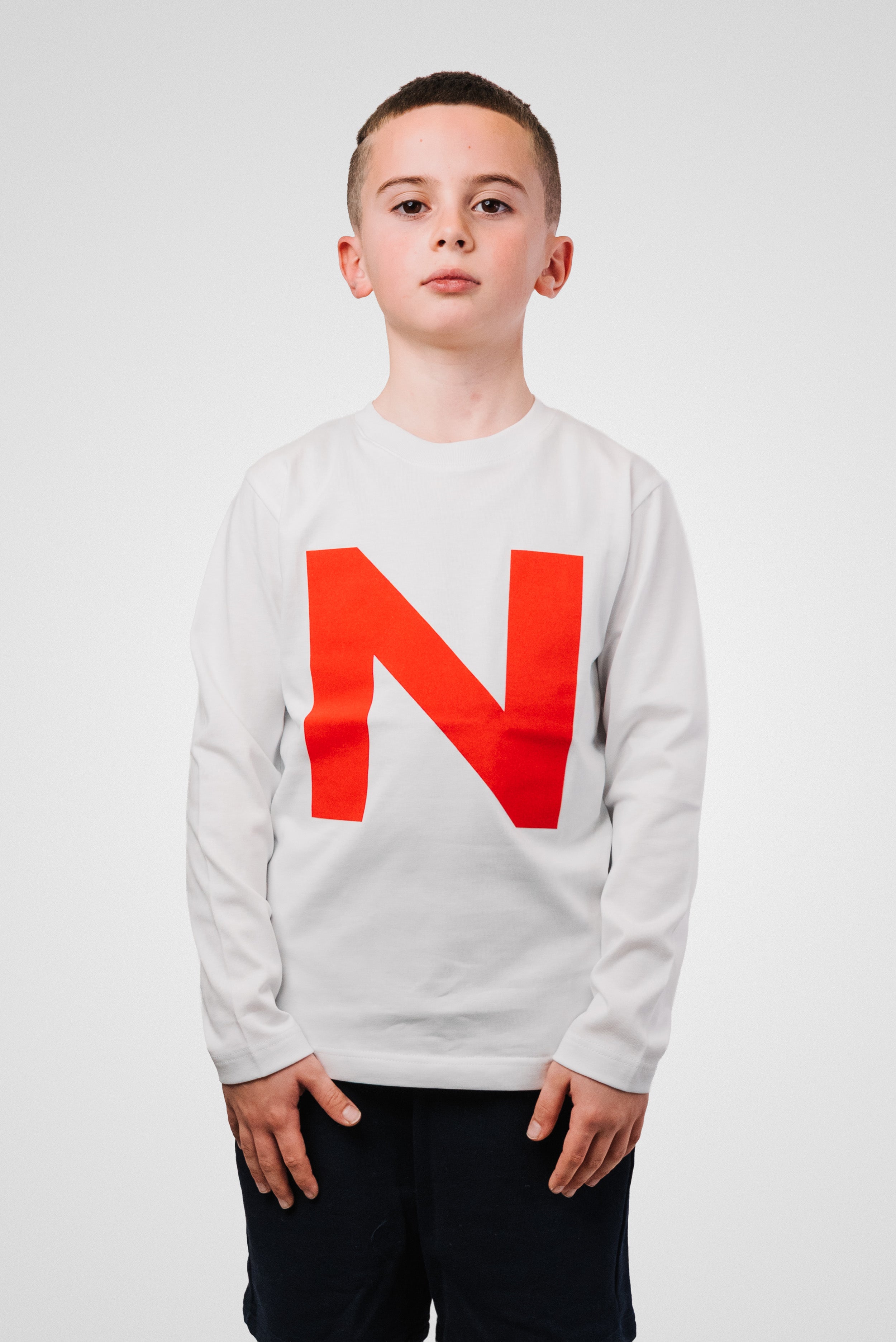N LOGO RED TEE BABY - Nabu Brand