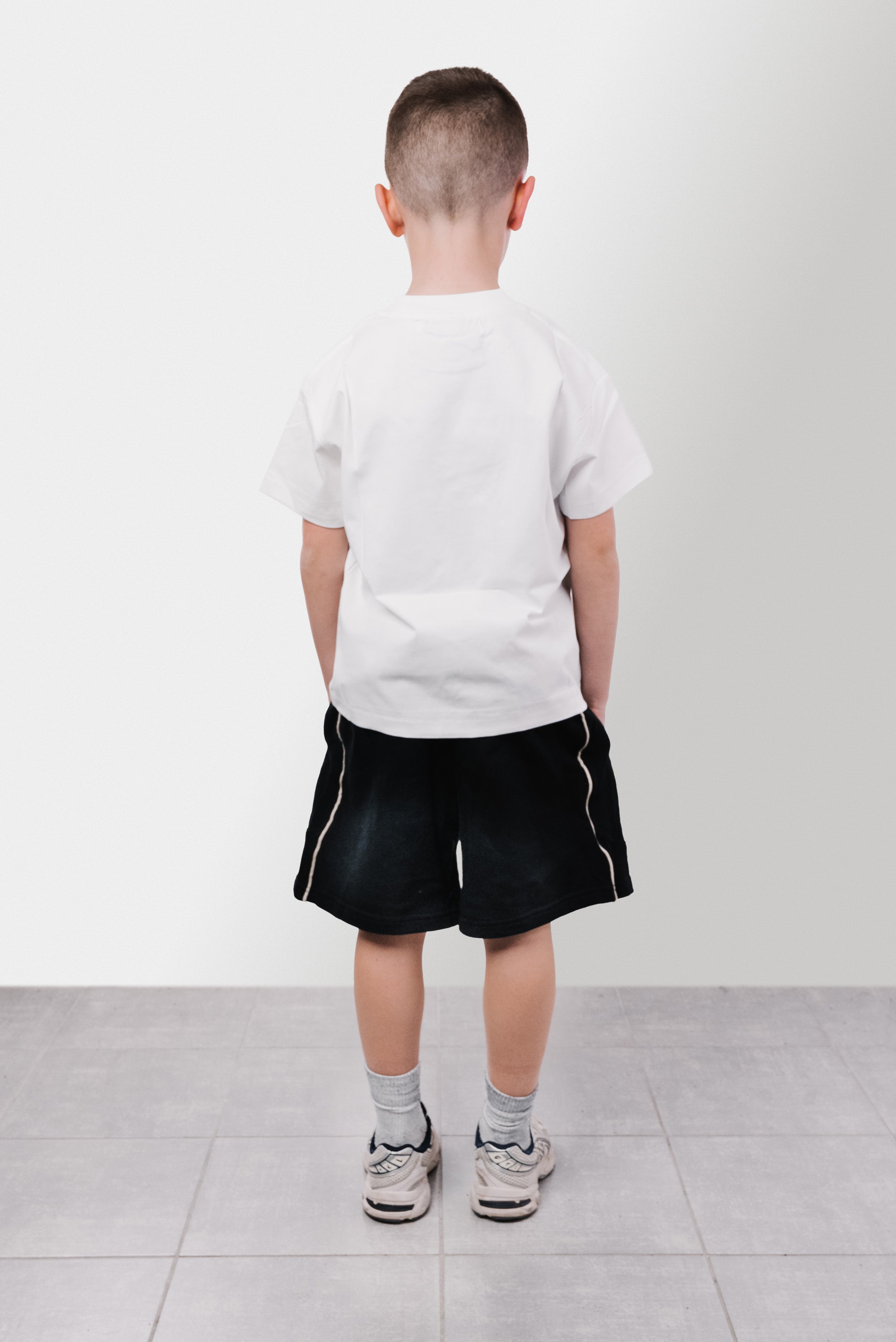 BABY WHITE CLASSIC TEE - Shoebuya Design