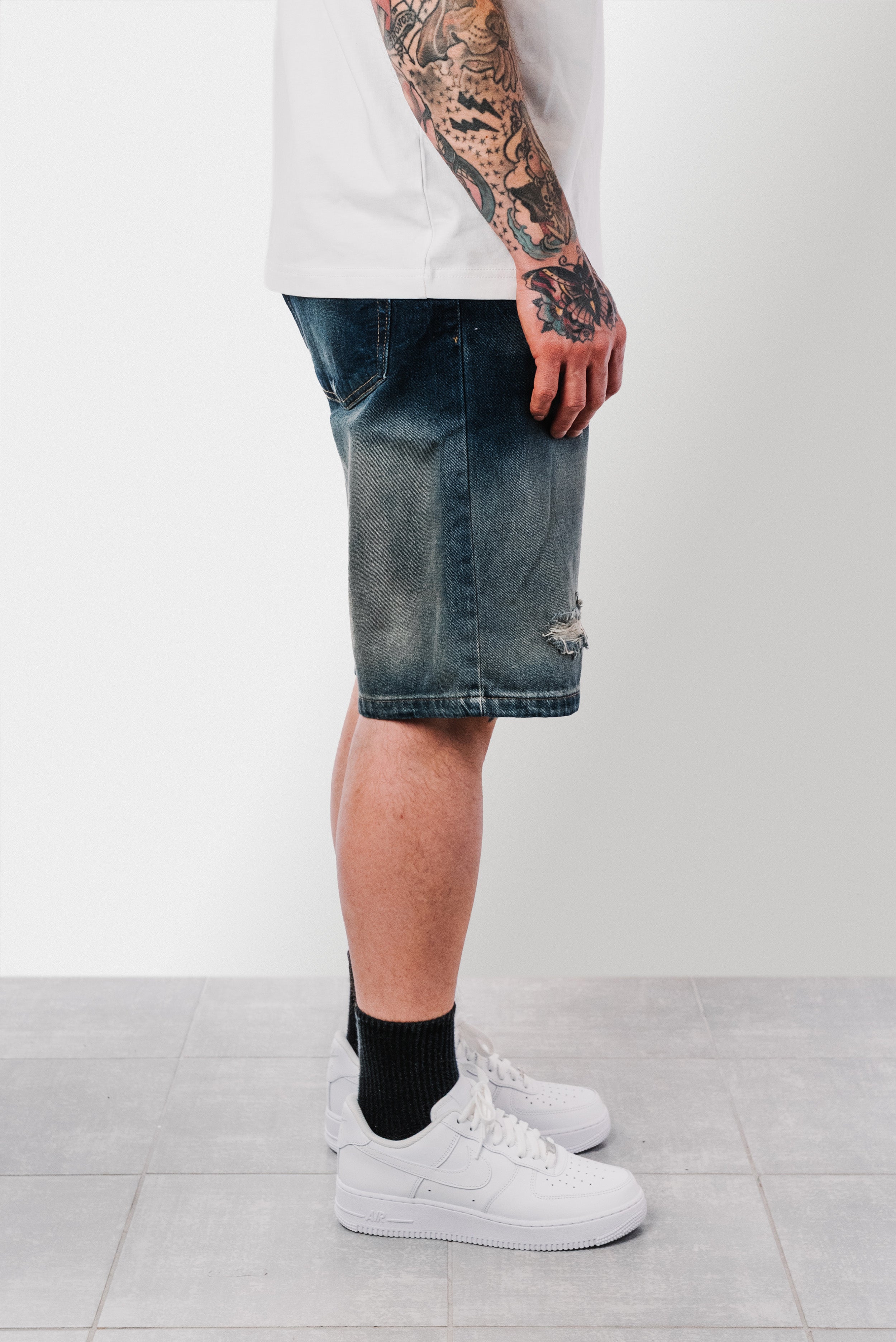 SLAVED DENIM SHORT - Replacement Brand