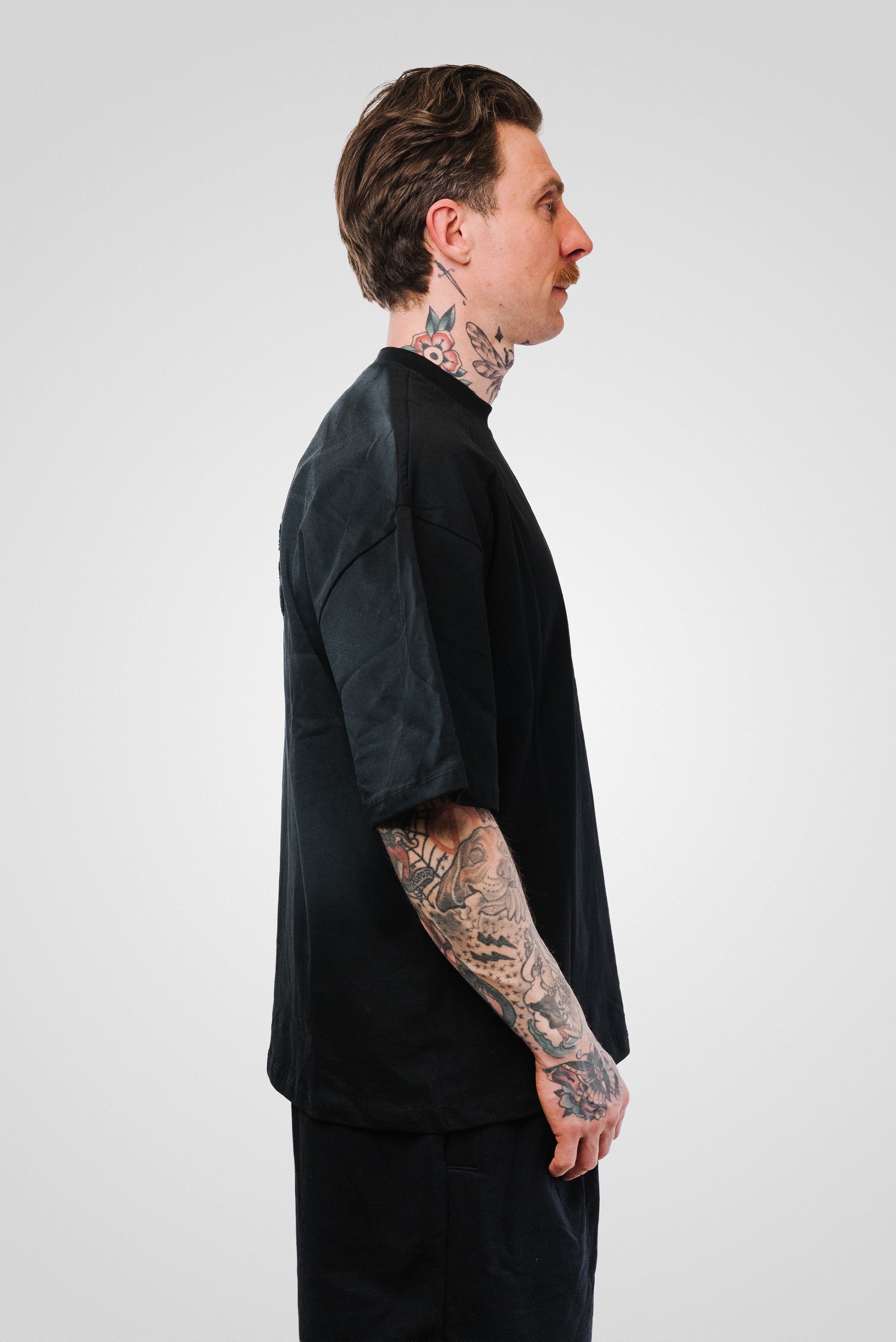 YES WASHED BLACK TEE - Replacement Brand