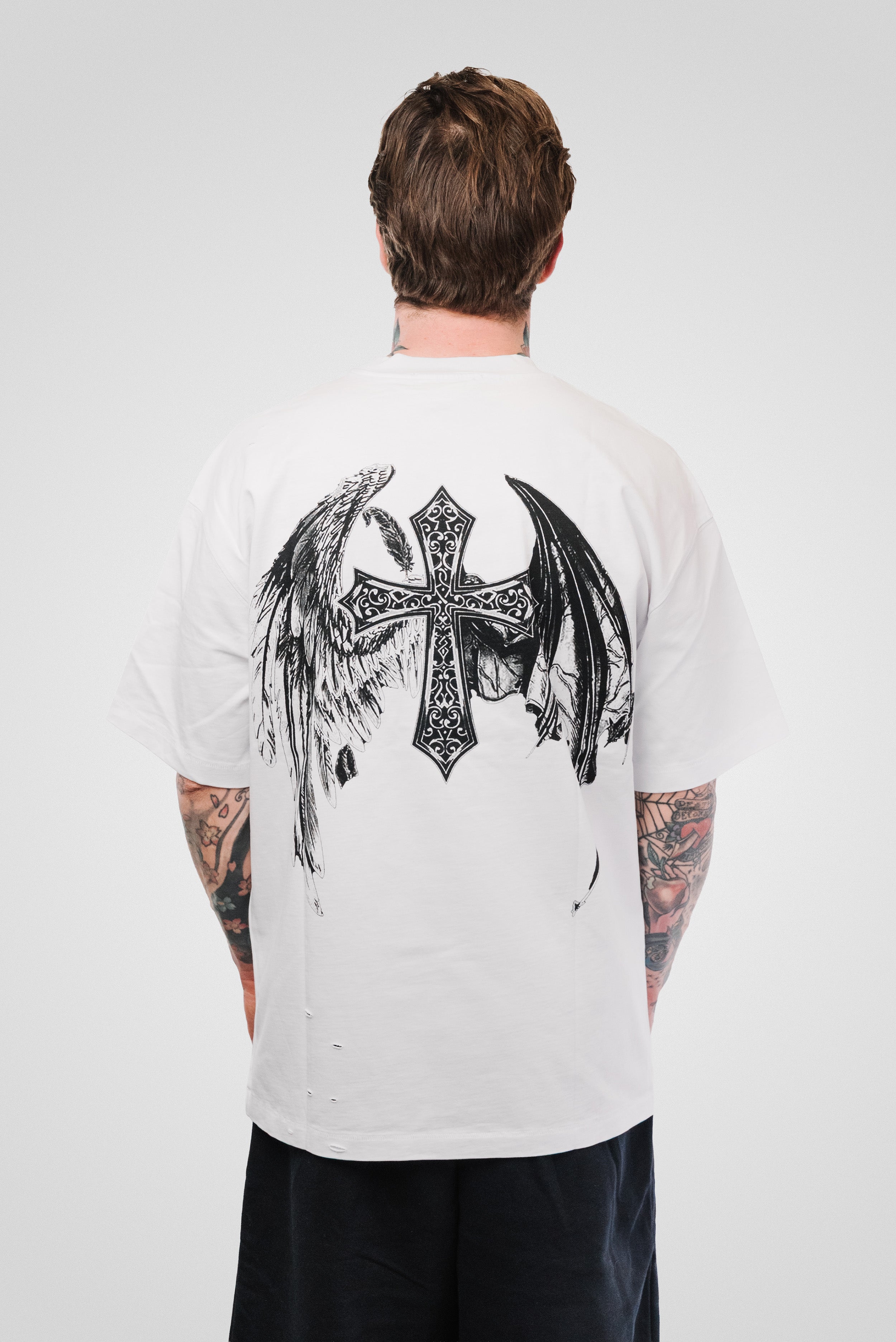 WINGS TEE WHITE - QYB