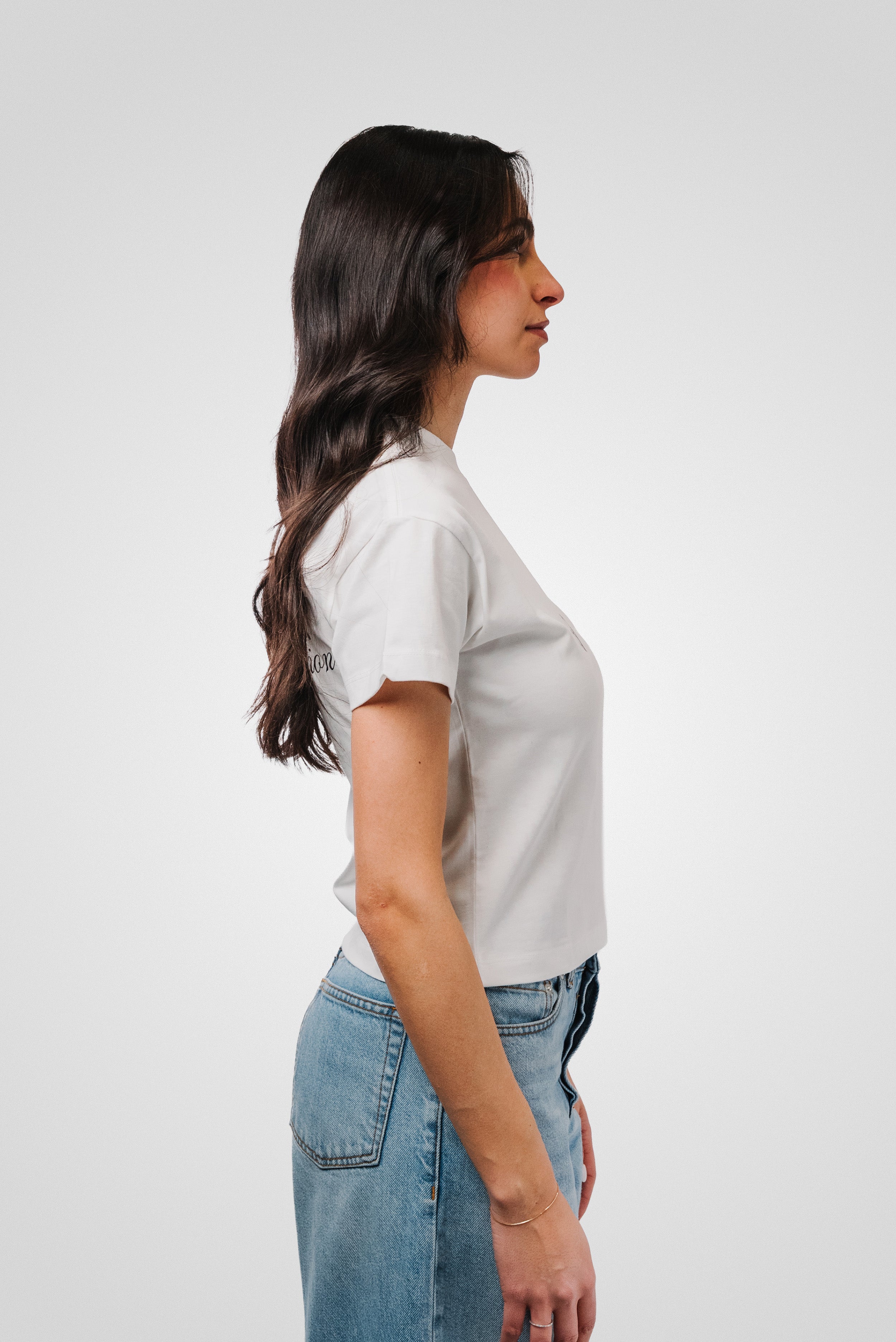 PERFECT WOMEN WHITE TEE - TheDoubleE