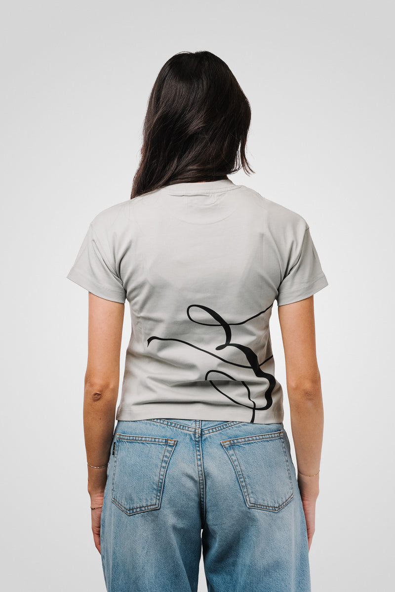 E BIG LOGO WOMEN MINT TEE - TheDoubleE
