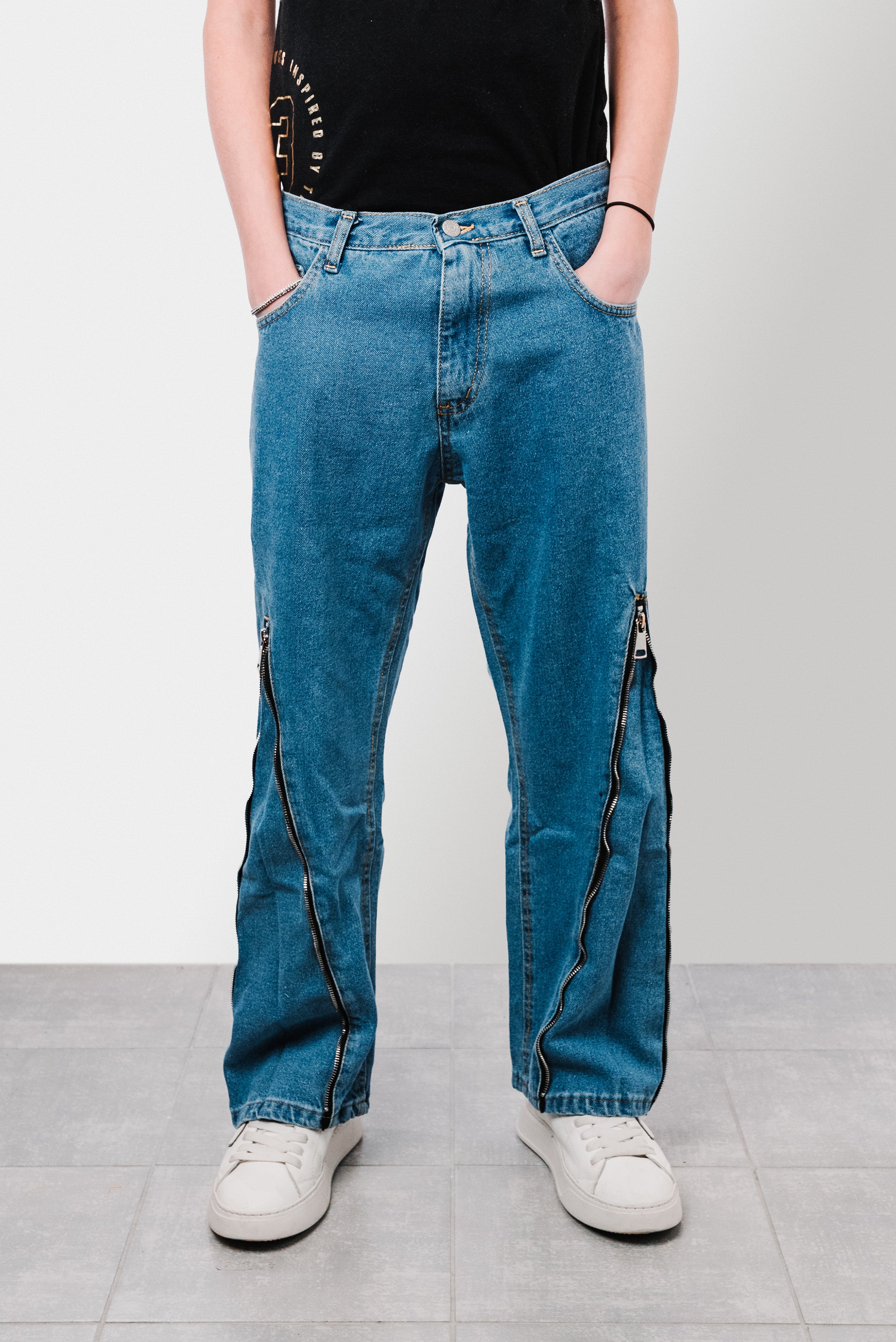 FULL ZIP BLUE JEANS BABY - Shoebuya Design