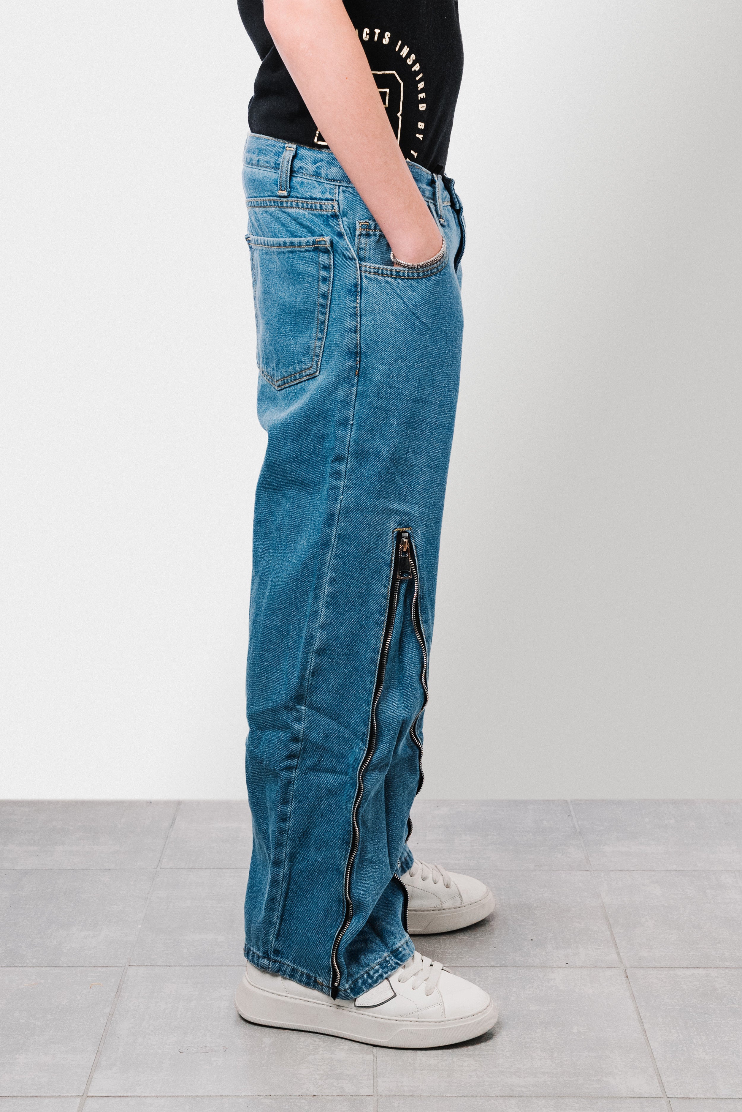 FULL ZIP BLUE JEANS BABY - Shoebuya Design