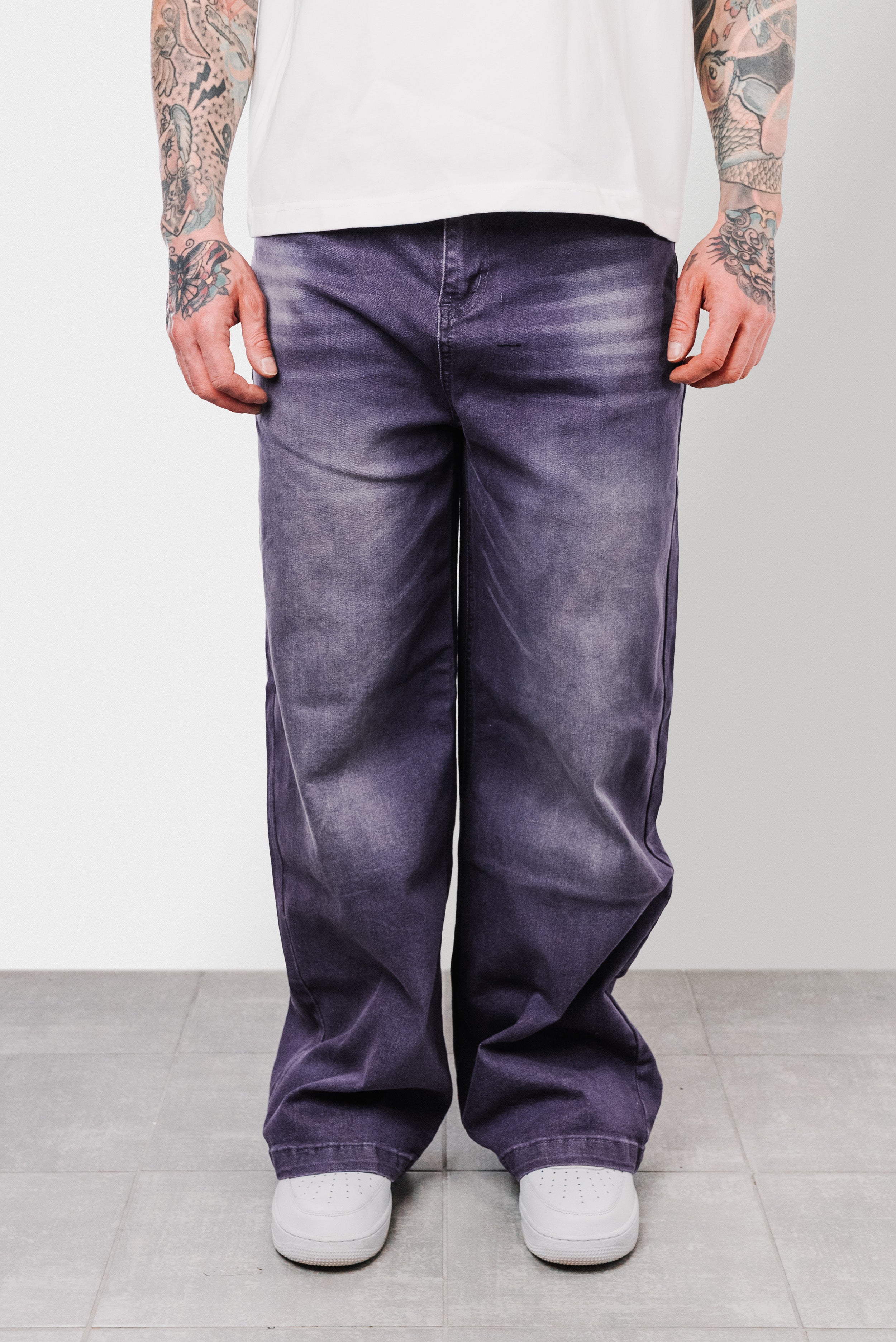 THE PURPLE BAGGY JEANS - Shoebuya Design