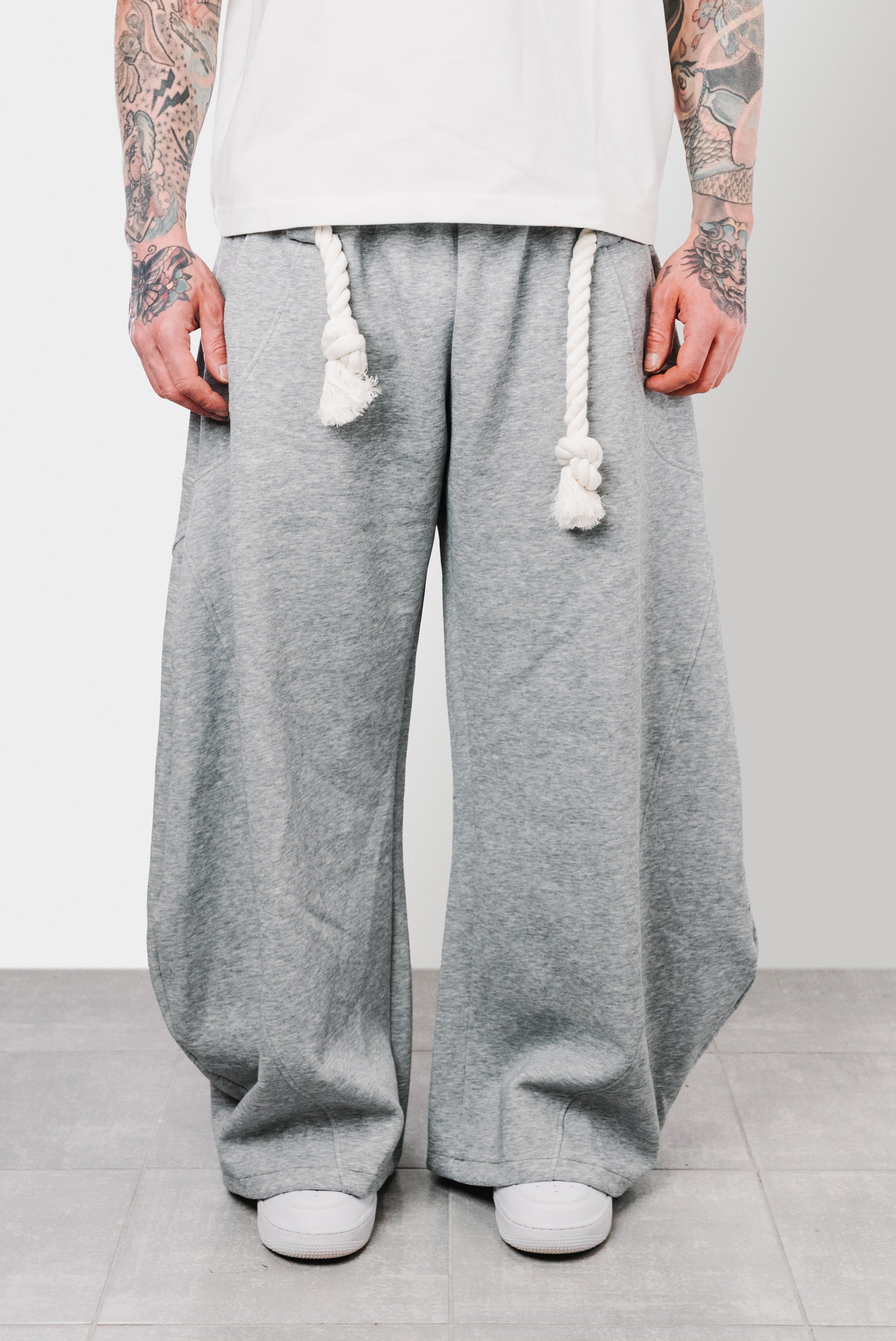 ROPE GREY SUMMER TRACKPANTS - Shoebuya Brand