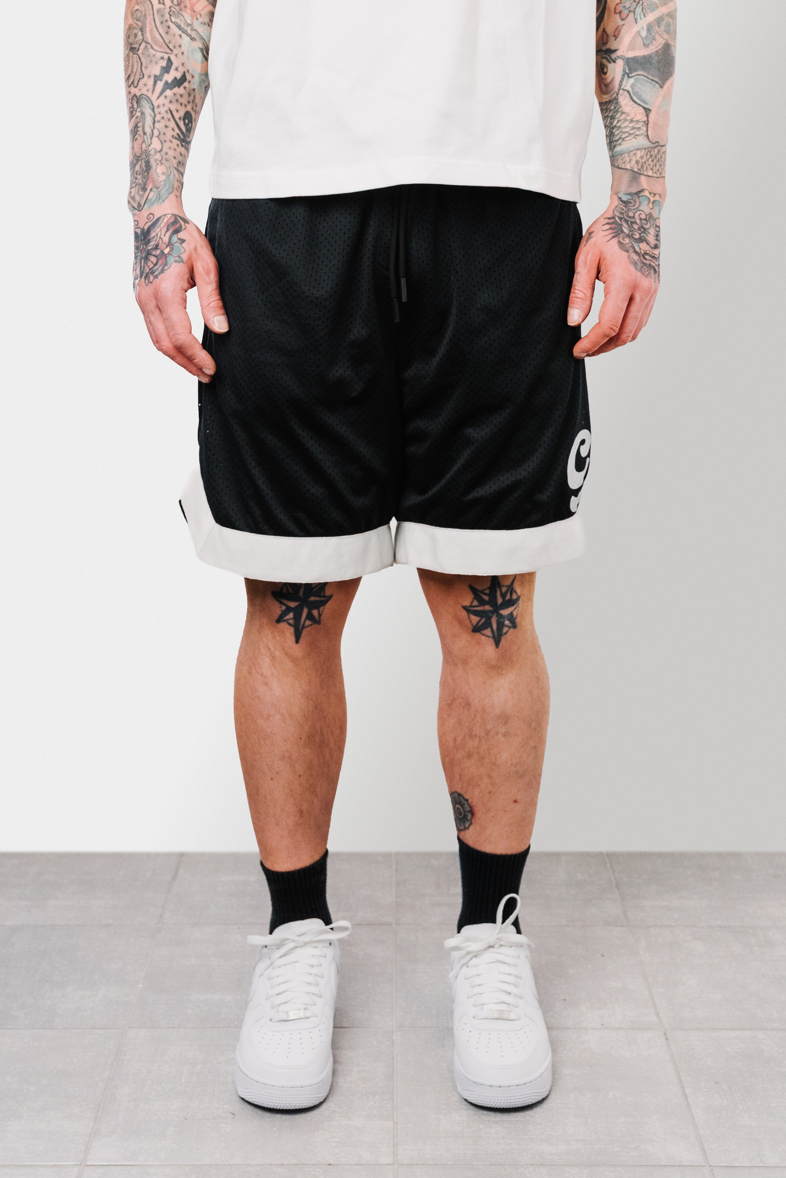 BASKET BLACK SHORTS - Garment Workshop