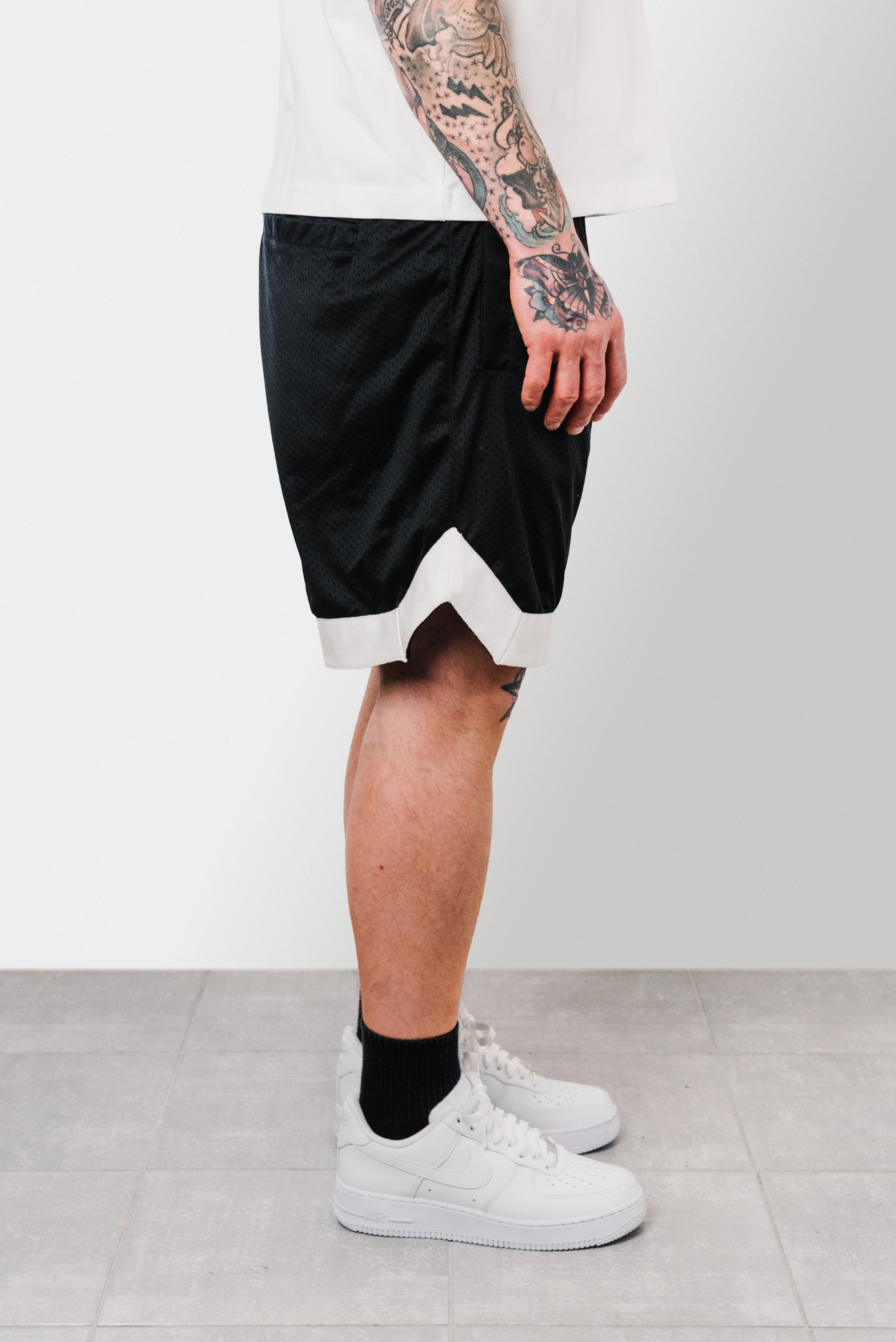 BASKET BLACK SHORTS - Garment Workshop