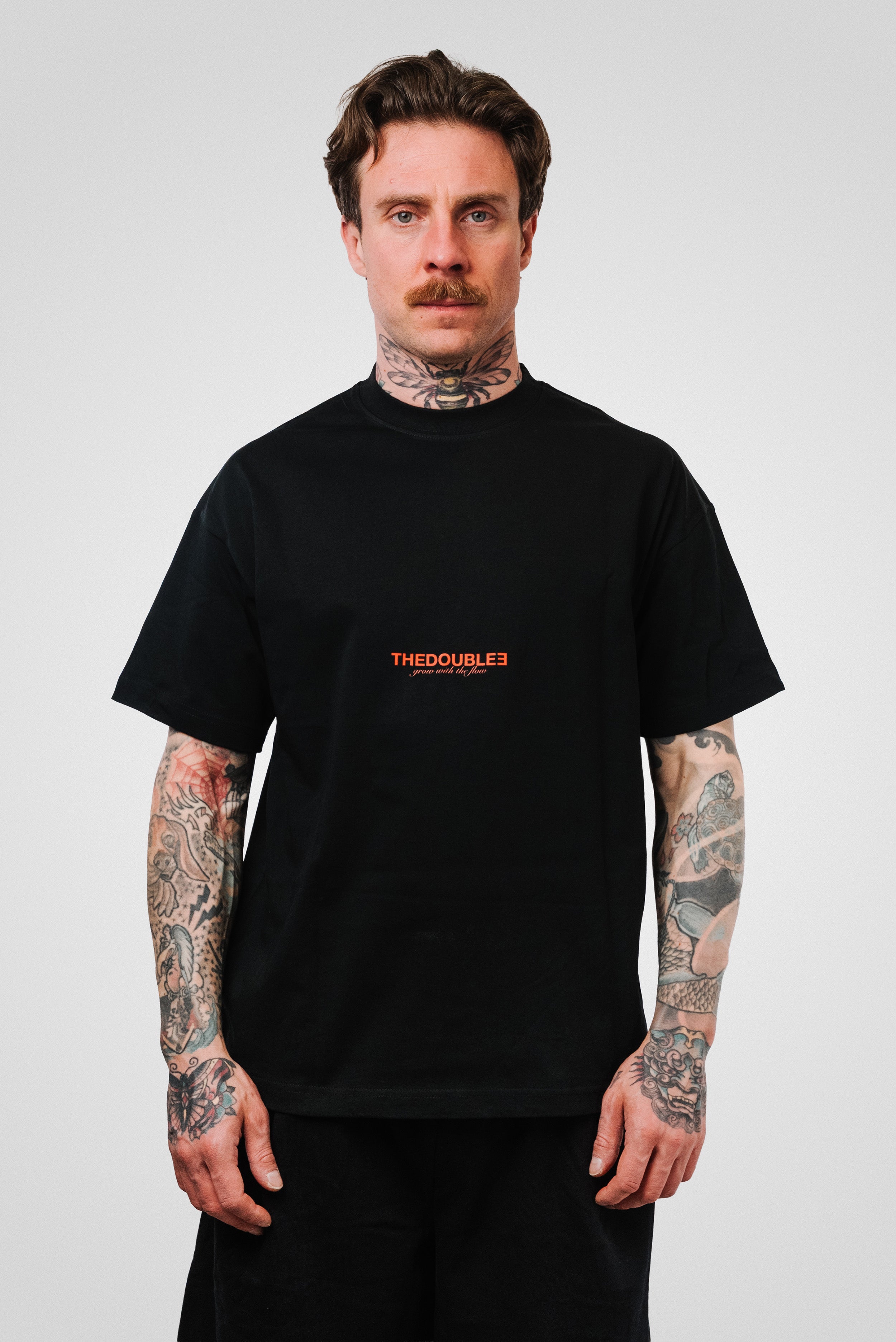 HOT OR BAD BLONDE BLACK TEE - Shoebuya Design