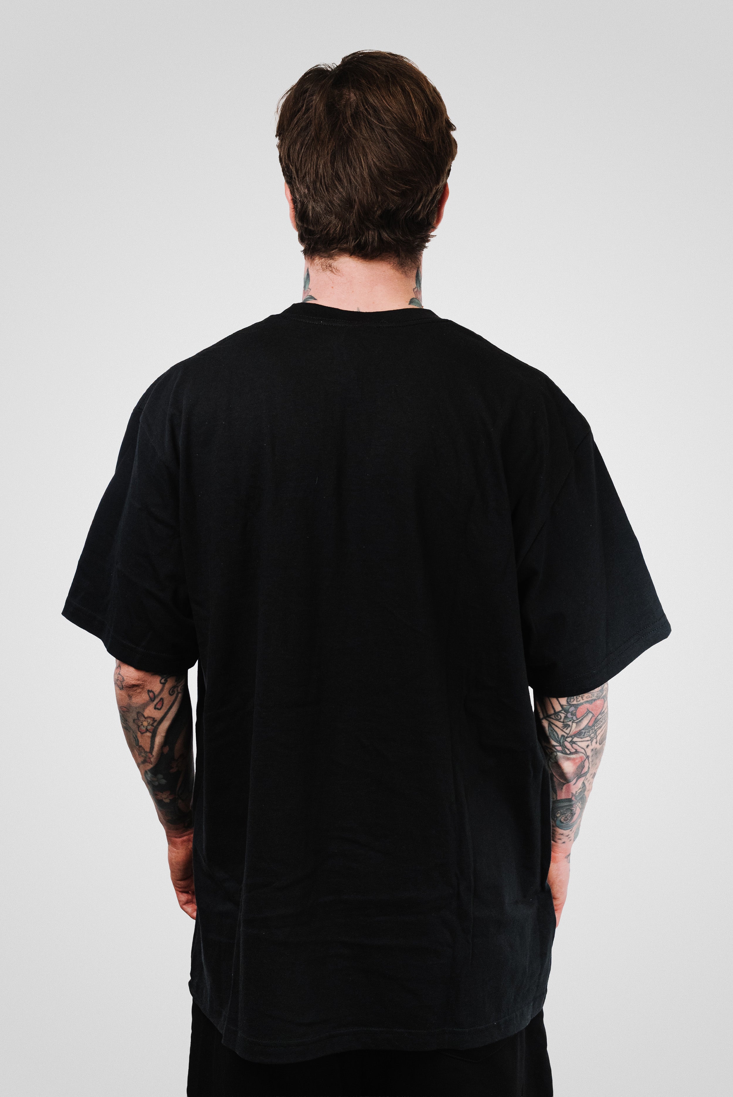 SUPREME ARABIC BOX LOGO TEE BLACK