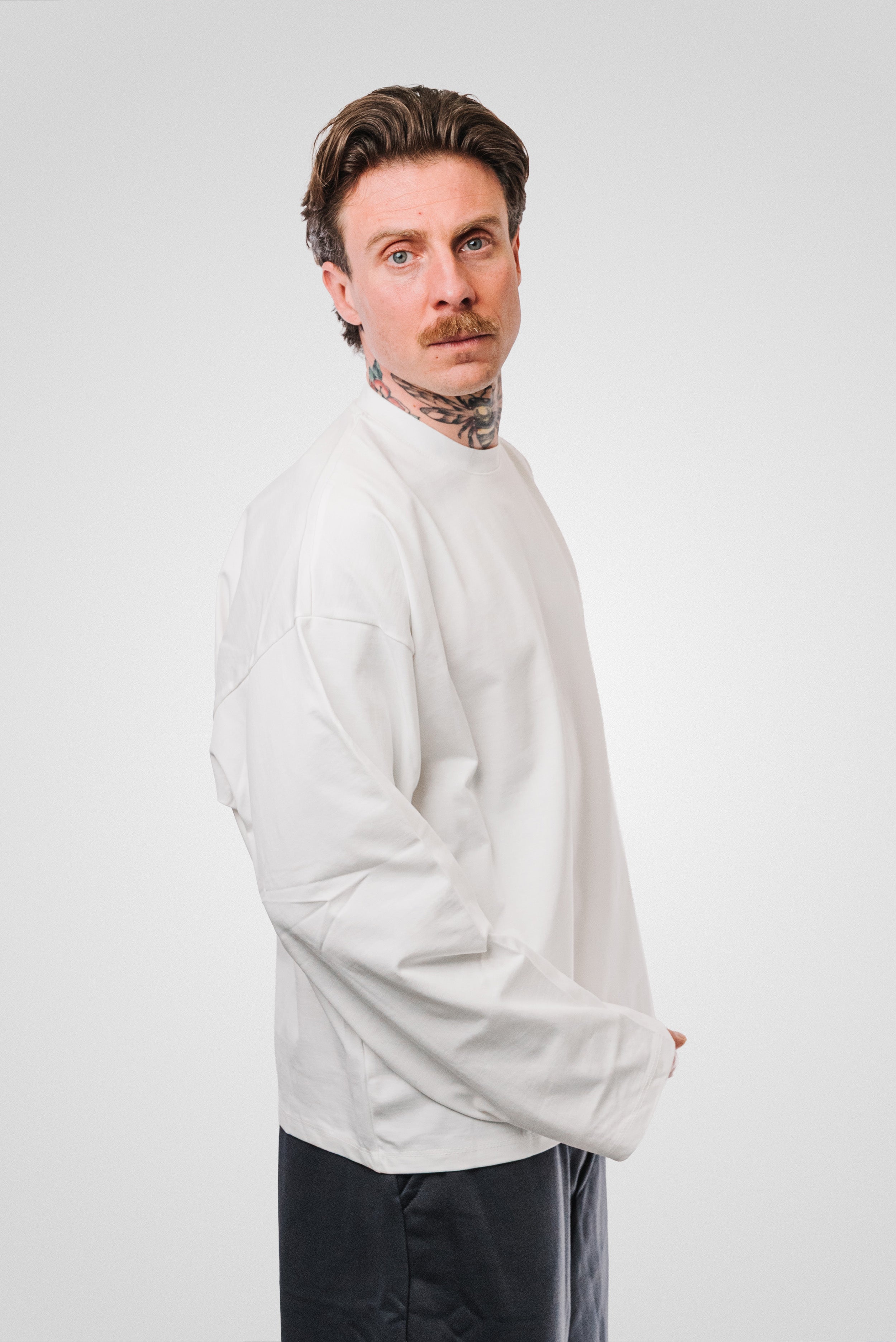 IBIZA SOLUTION LONGSLEEVE TEE WHITE - Replacement Brand