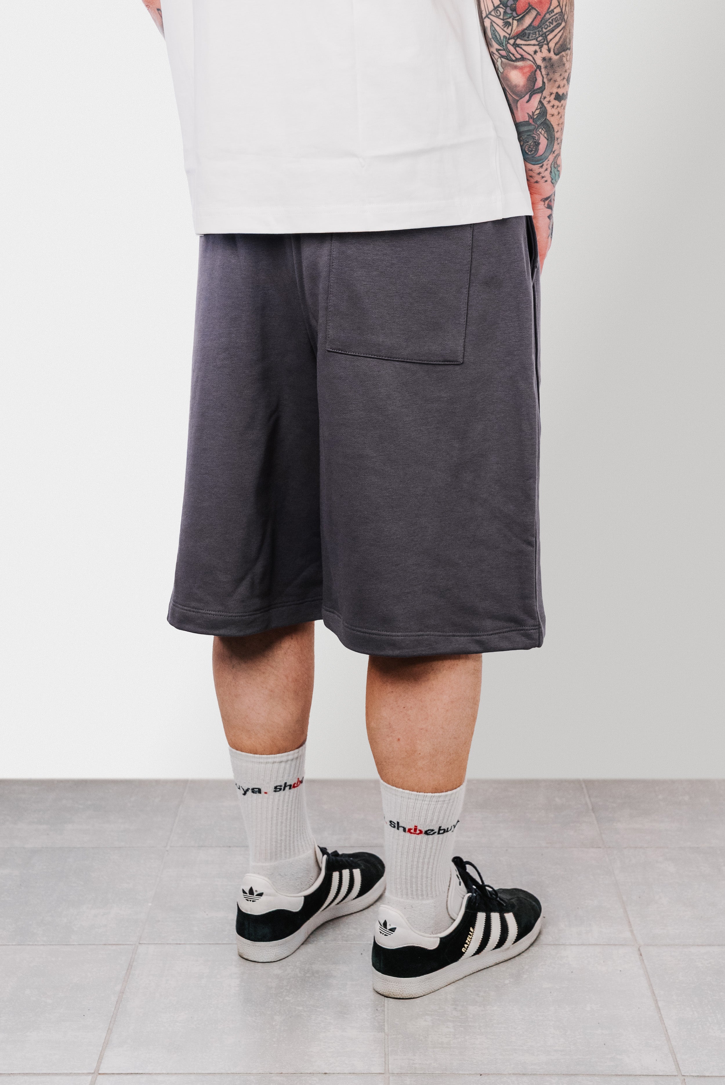 OVERSIZED PINCE SHORTS VIOLET GREY - Replacement Brand
