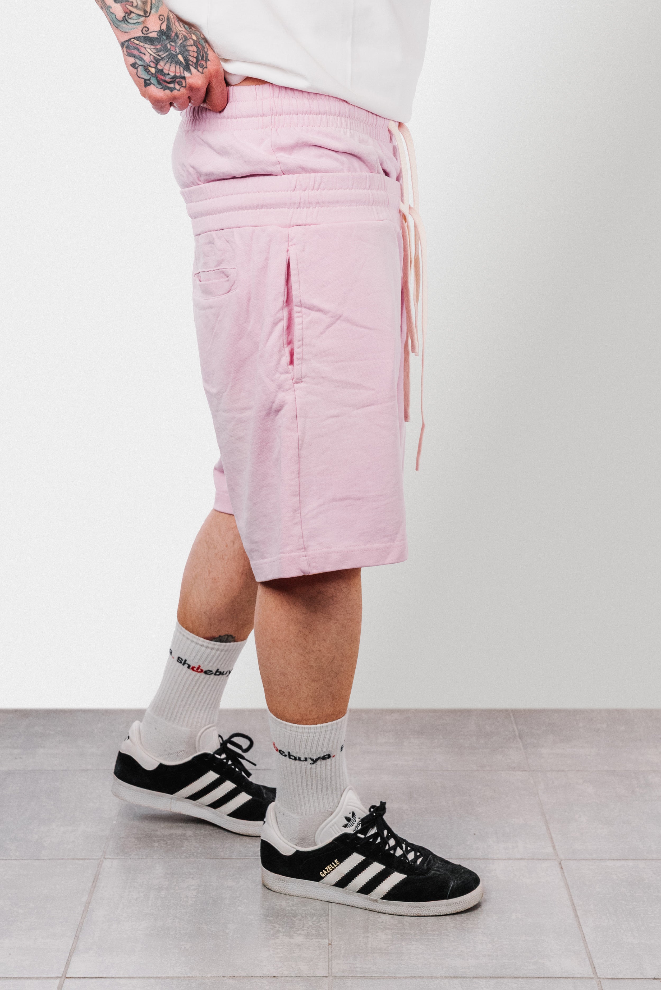 DOUBLE PINK SHORTS - Shoebuya Design