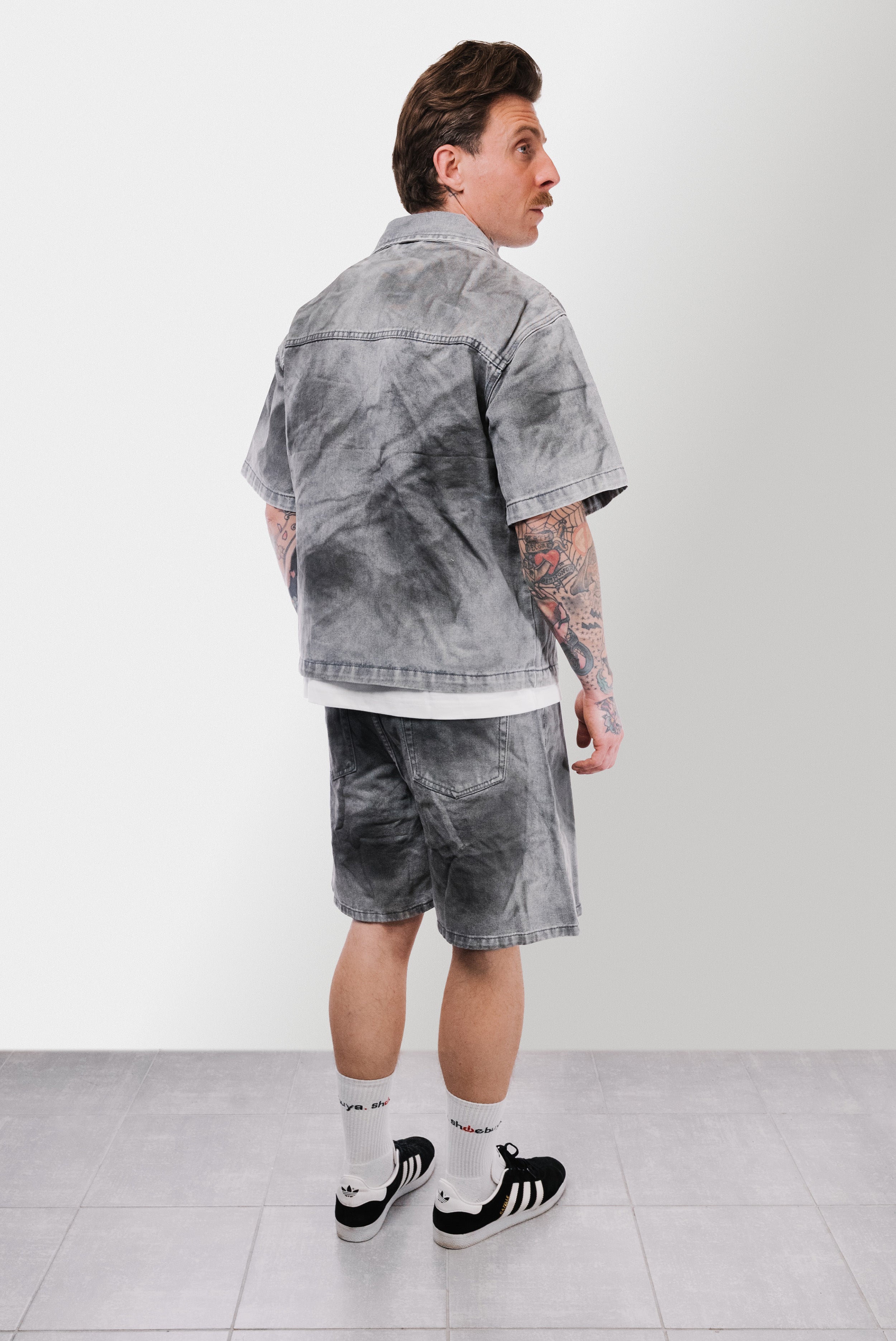 SPRAY DENIM SUIT GREY - Replacement Brand
