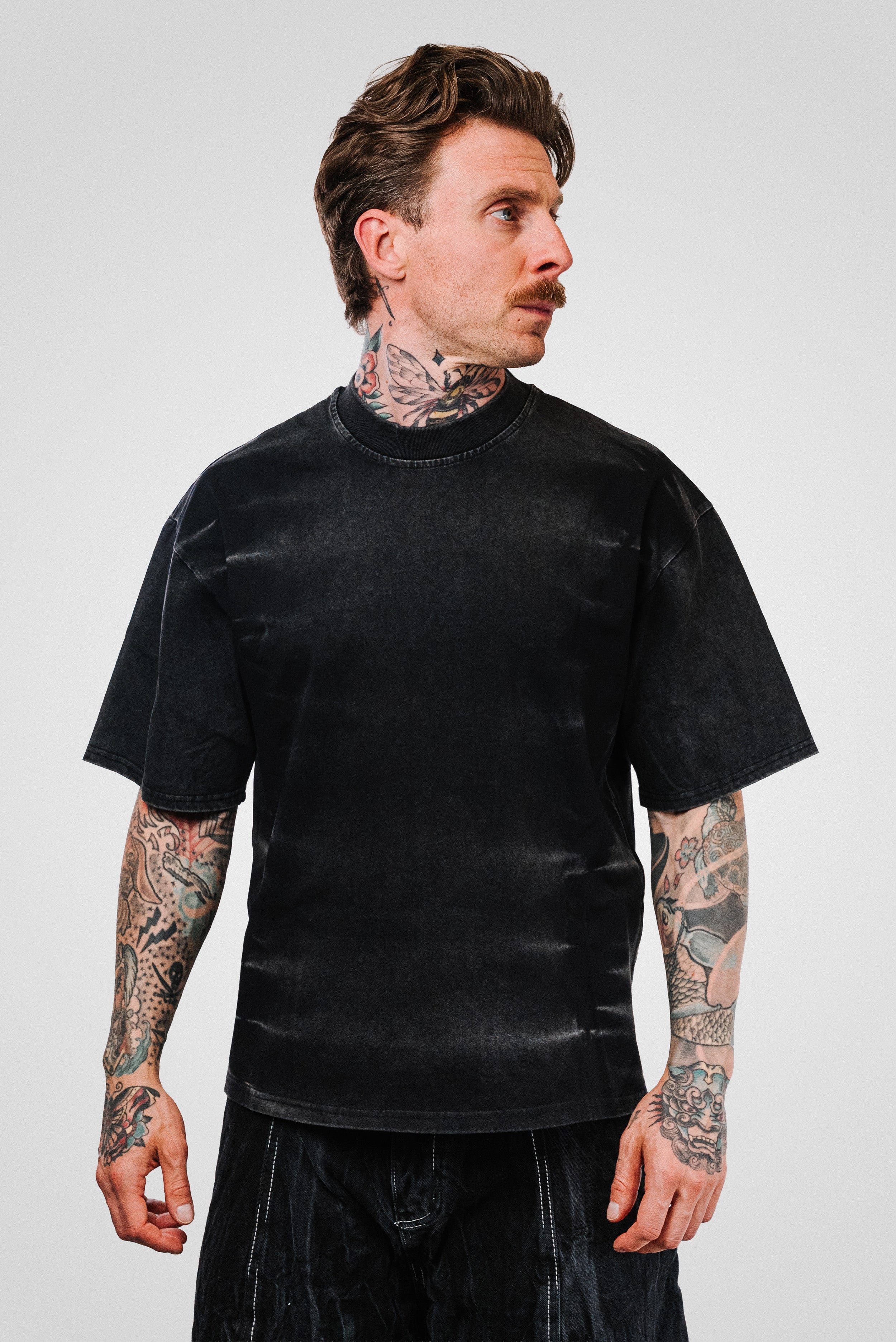 TOO SEXY TEE DARK WASHED BLACK - Replacement Brand