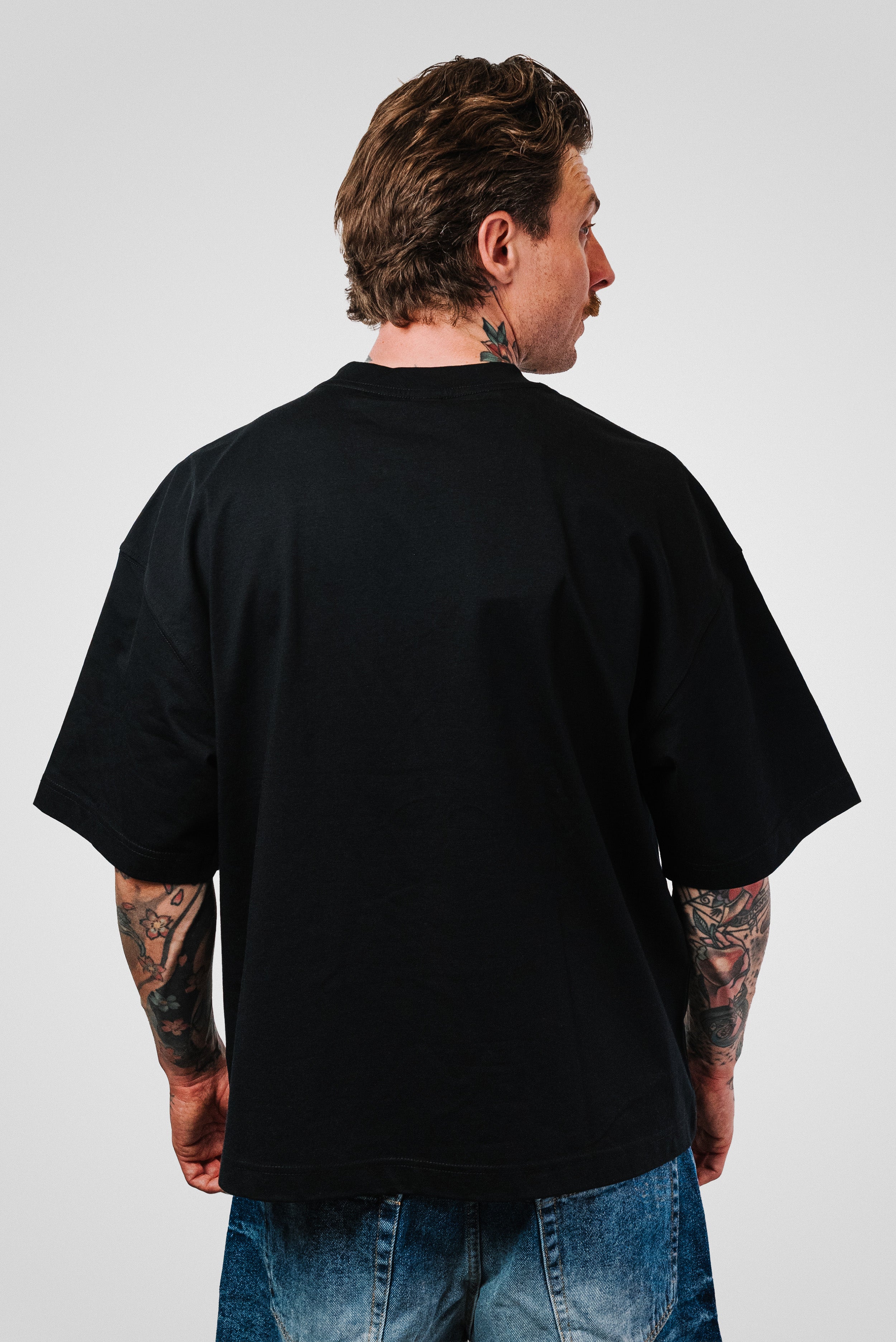 NO RISK NO STORY BLACK BOXY TEE - Noissey Brand