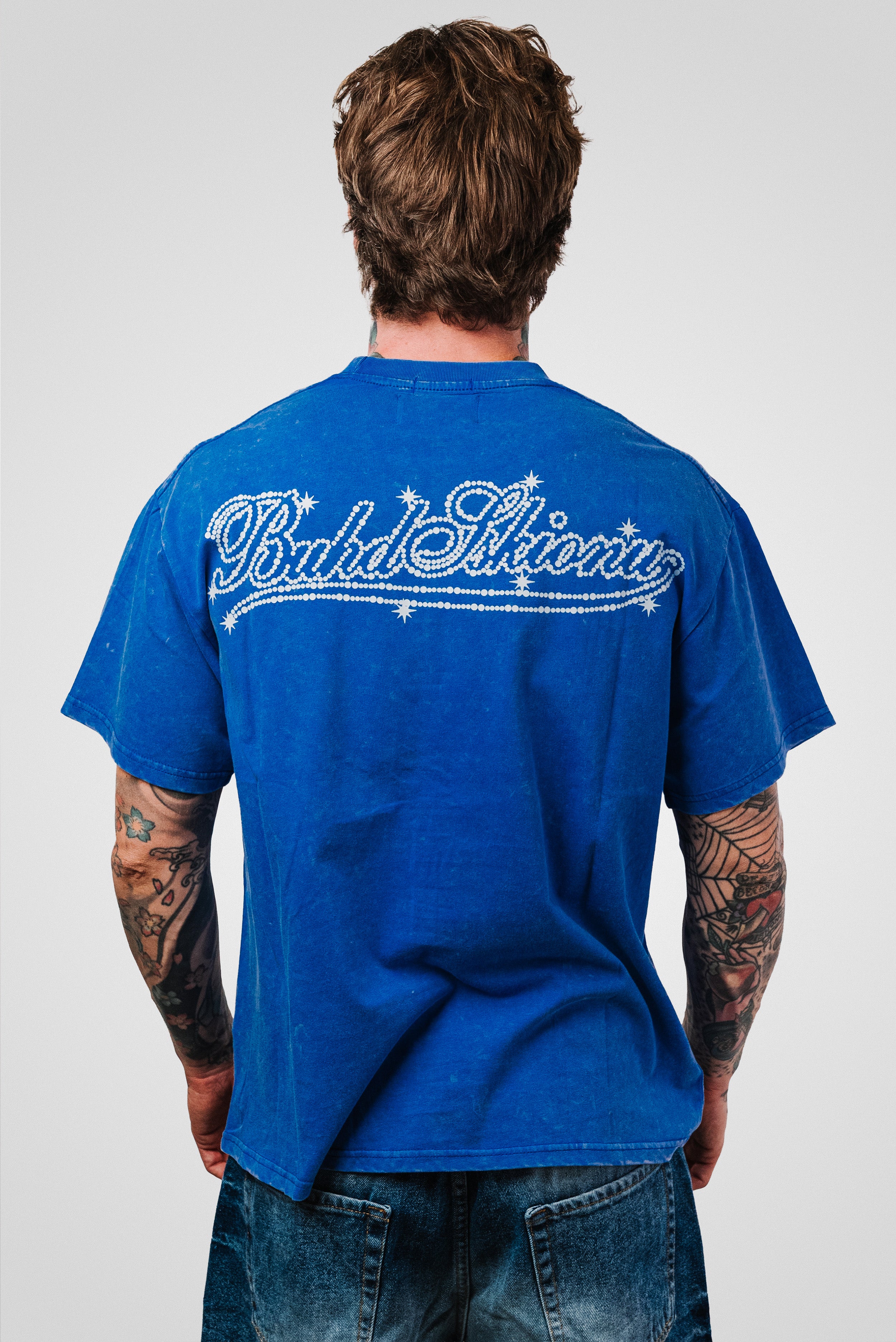 BLUE BANDANA TEE - Shoebuya Design