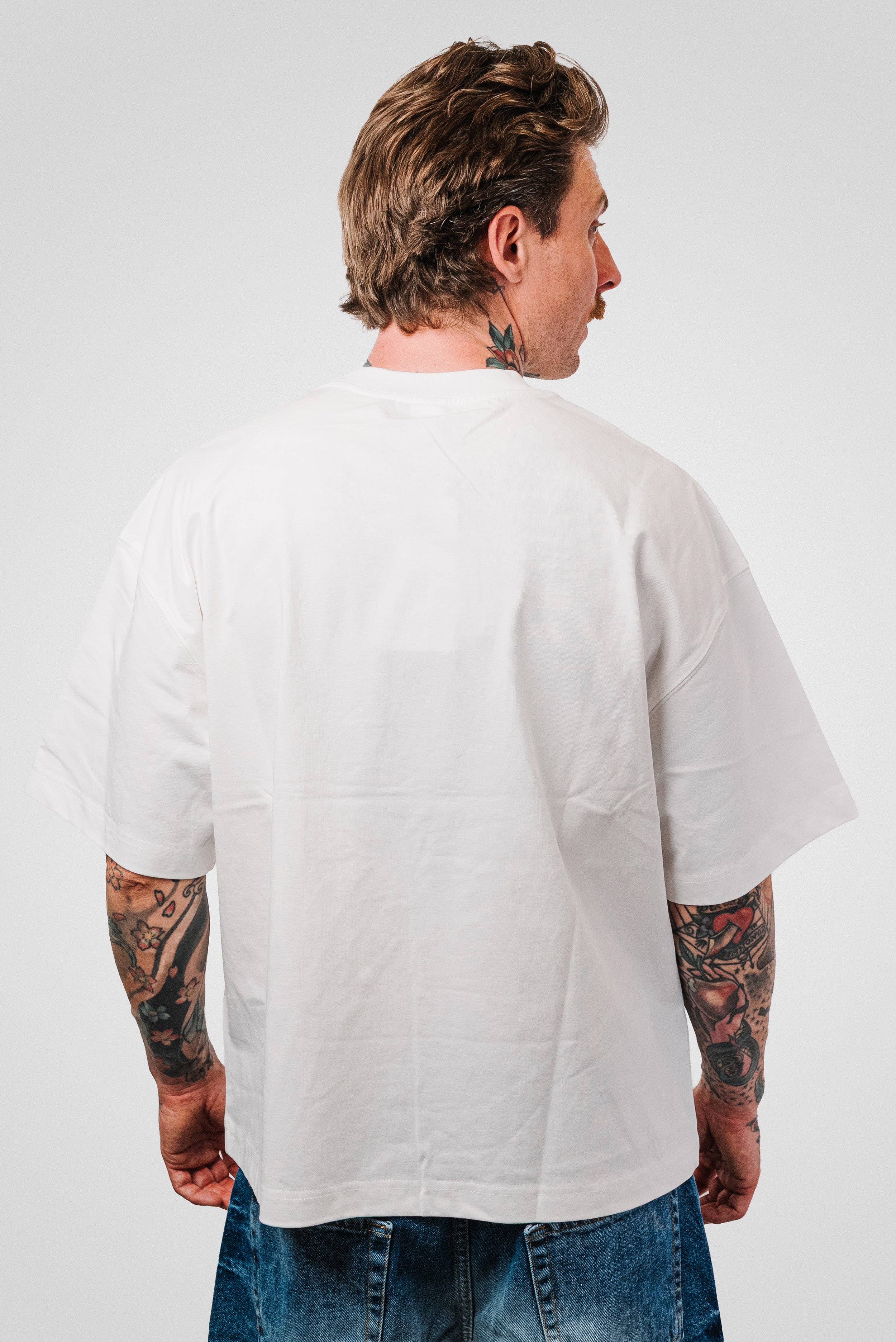 FUR PINK MOUTH WHITE TEE - Noissey Brand