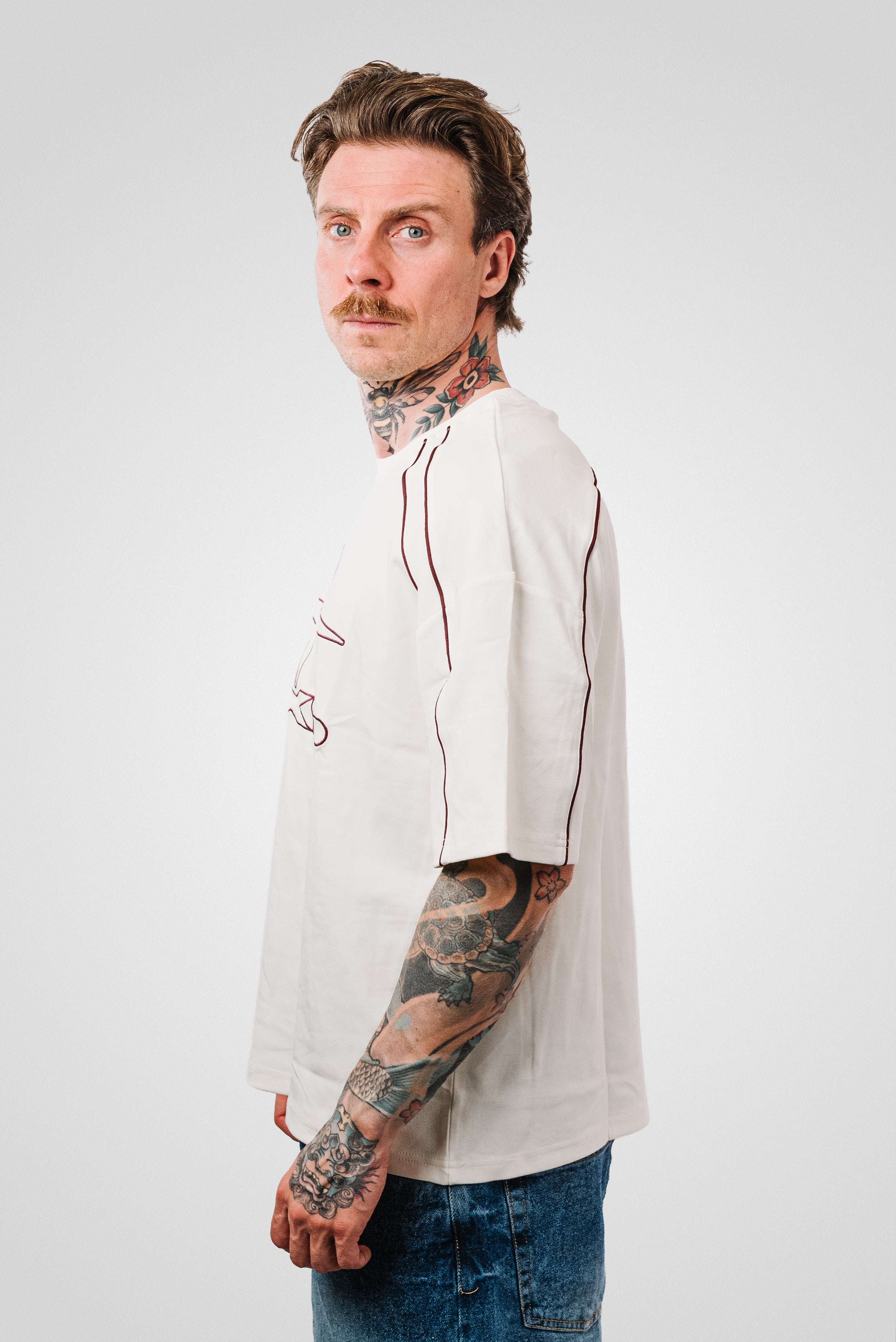 LOGO LINE CREM TEE - PXP Brand