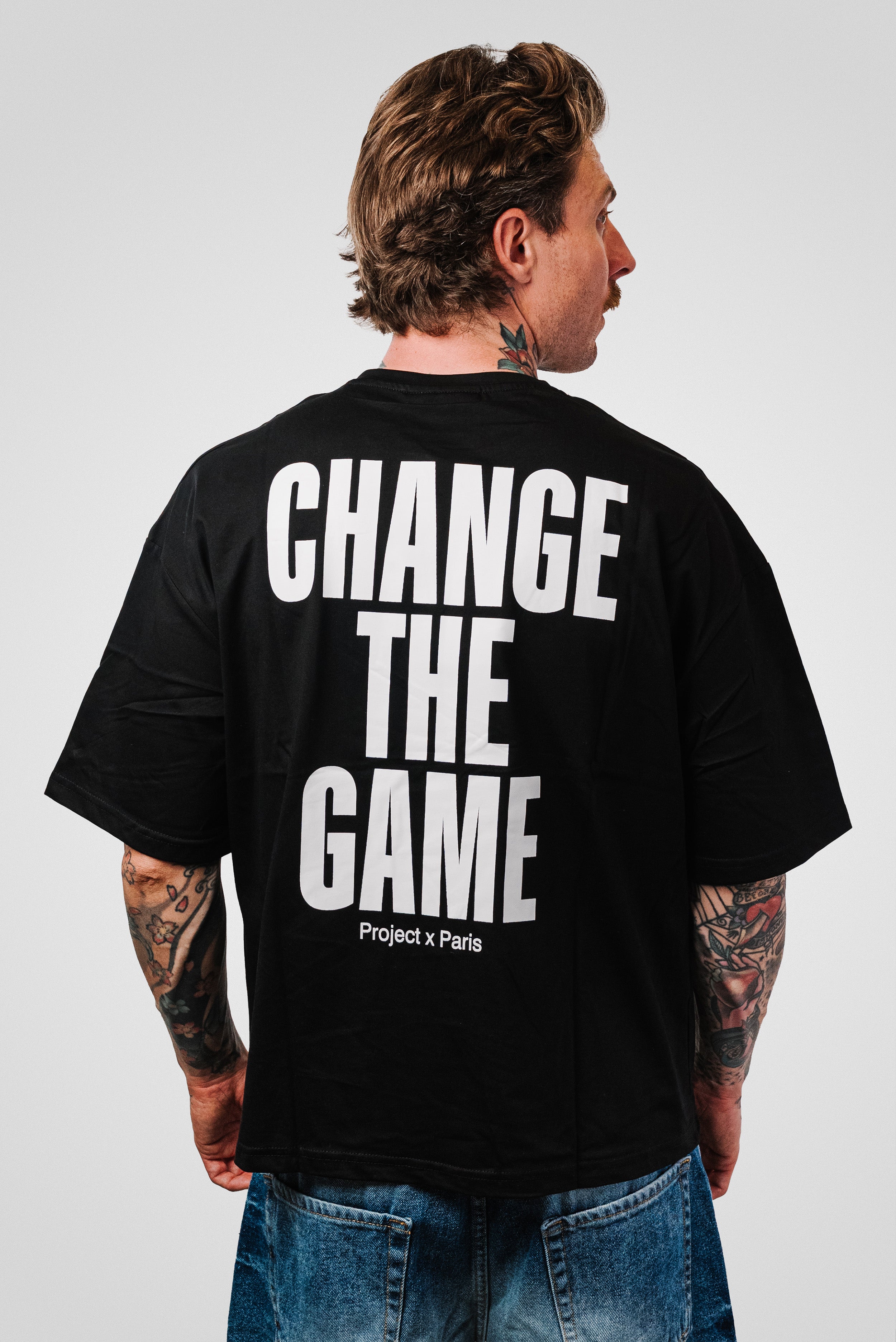 CHANGE THE GAME TEE BLACK - PXP Brand