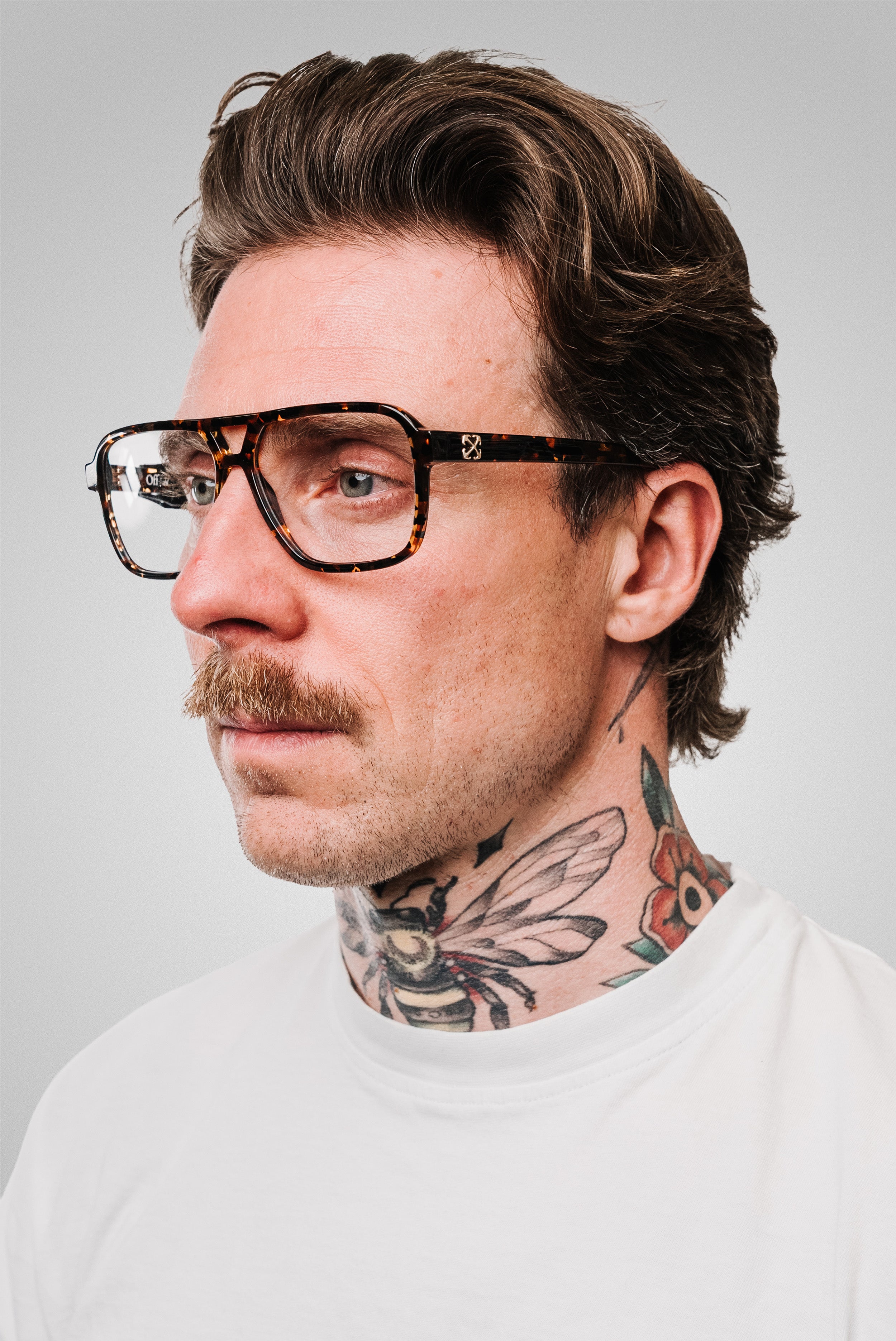 OFF WHITE SUNGLASSES CLASSIC TARTARUGA