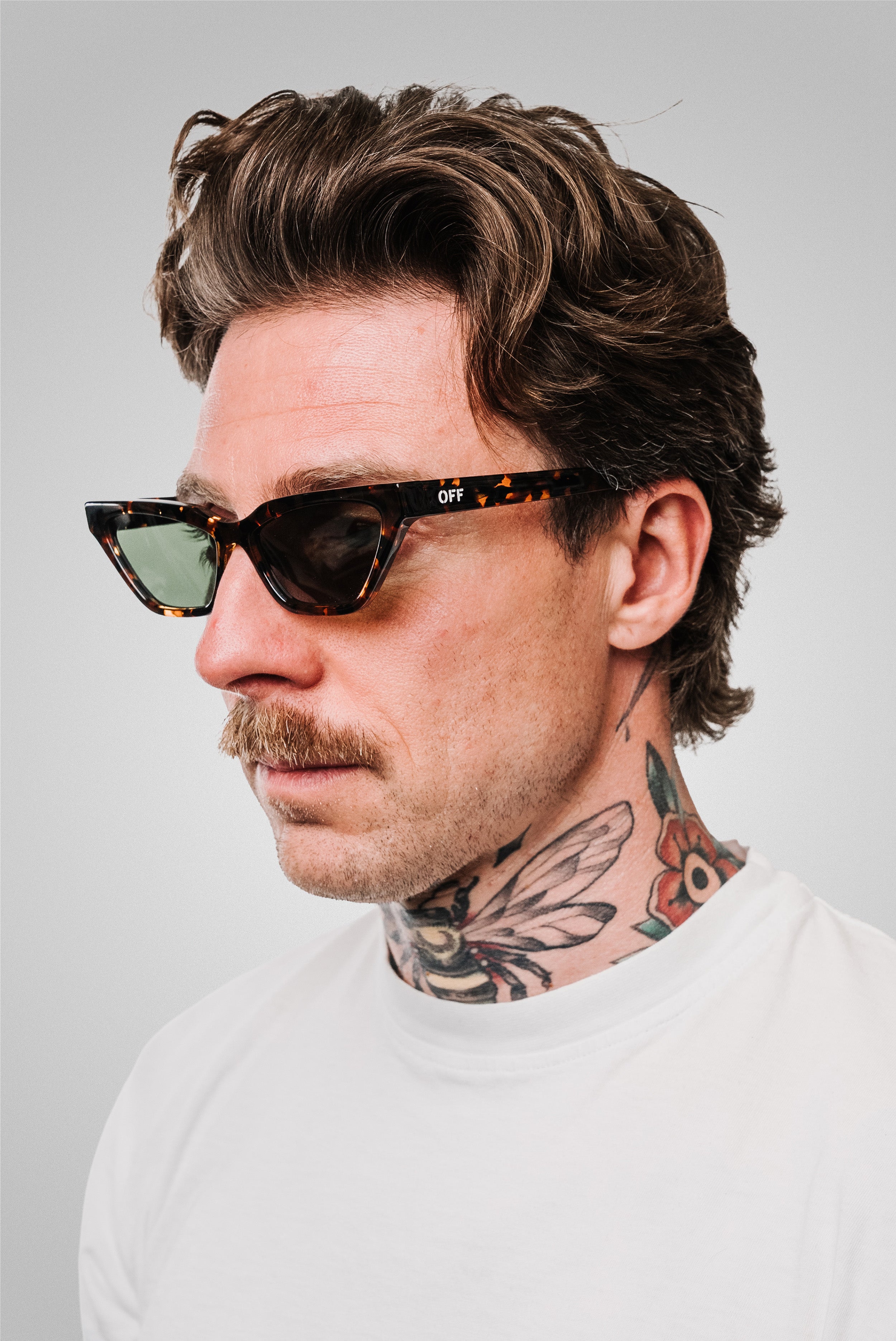 OFF WHITE SUNGLASSES MADISON TARTARUGA